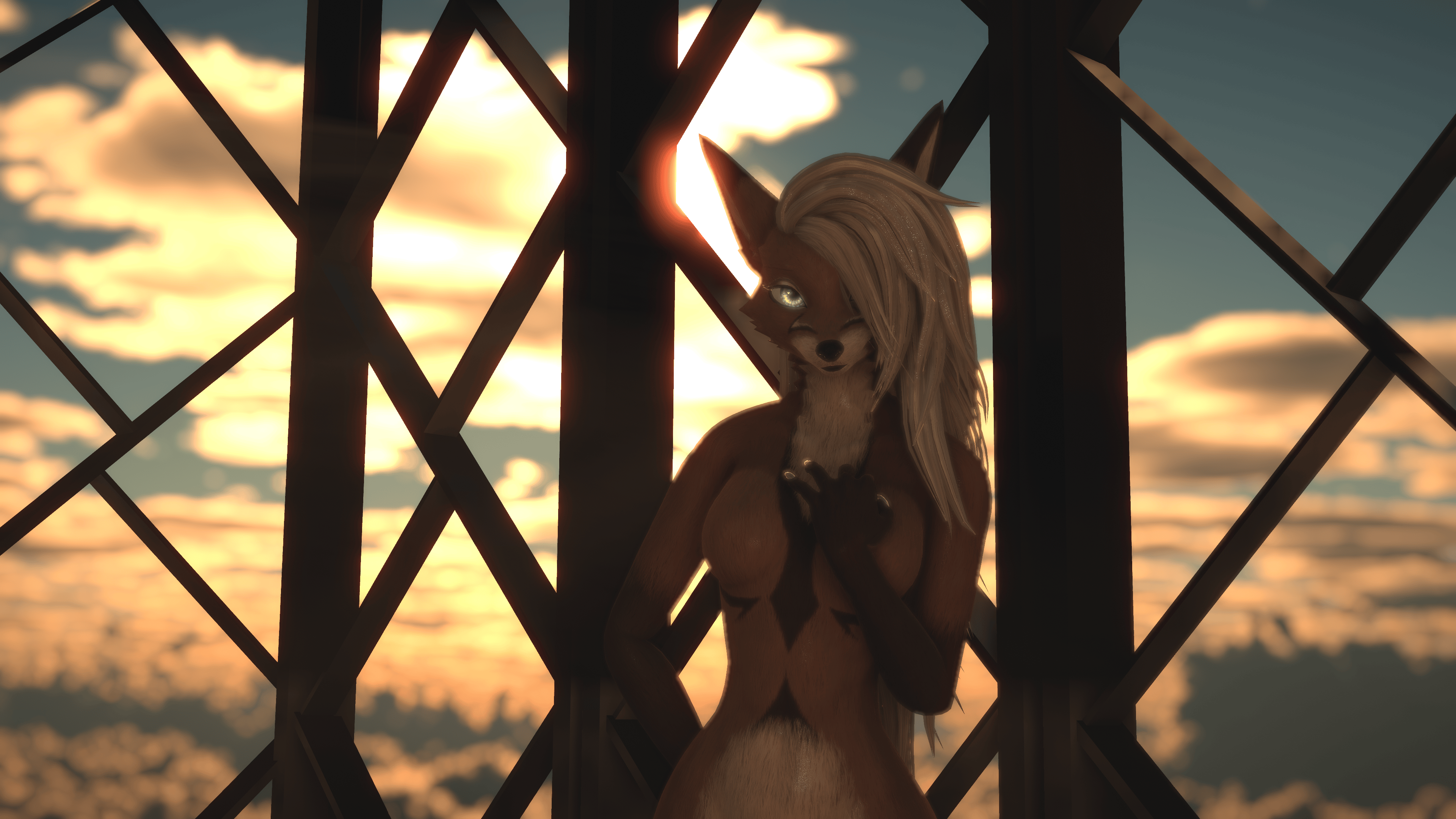 Cappuccino- Maned Wolf Lady Textures and Material