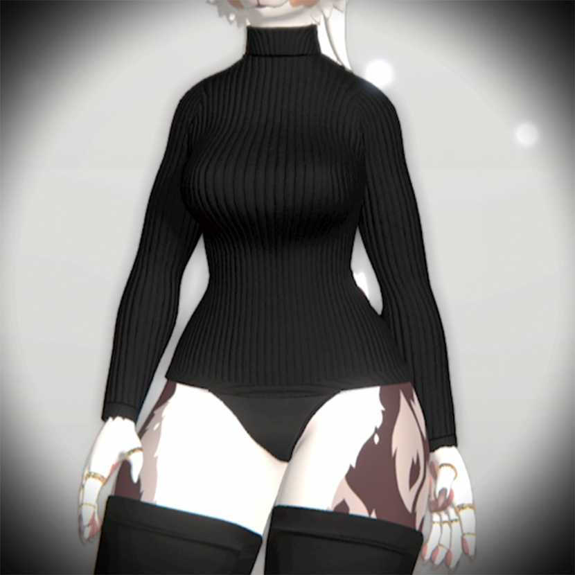 [ON SALE] Foxmoth Turtleneck (VRCFury) V1.0