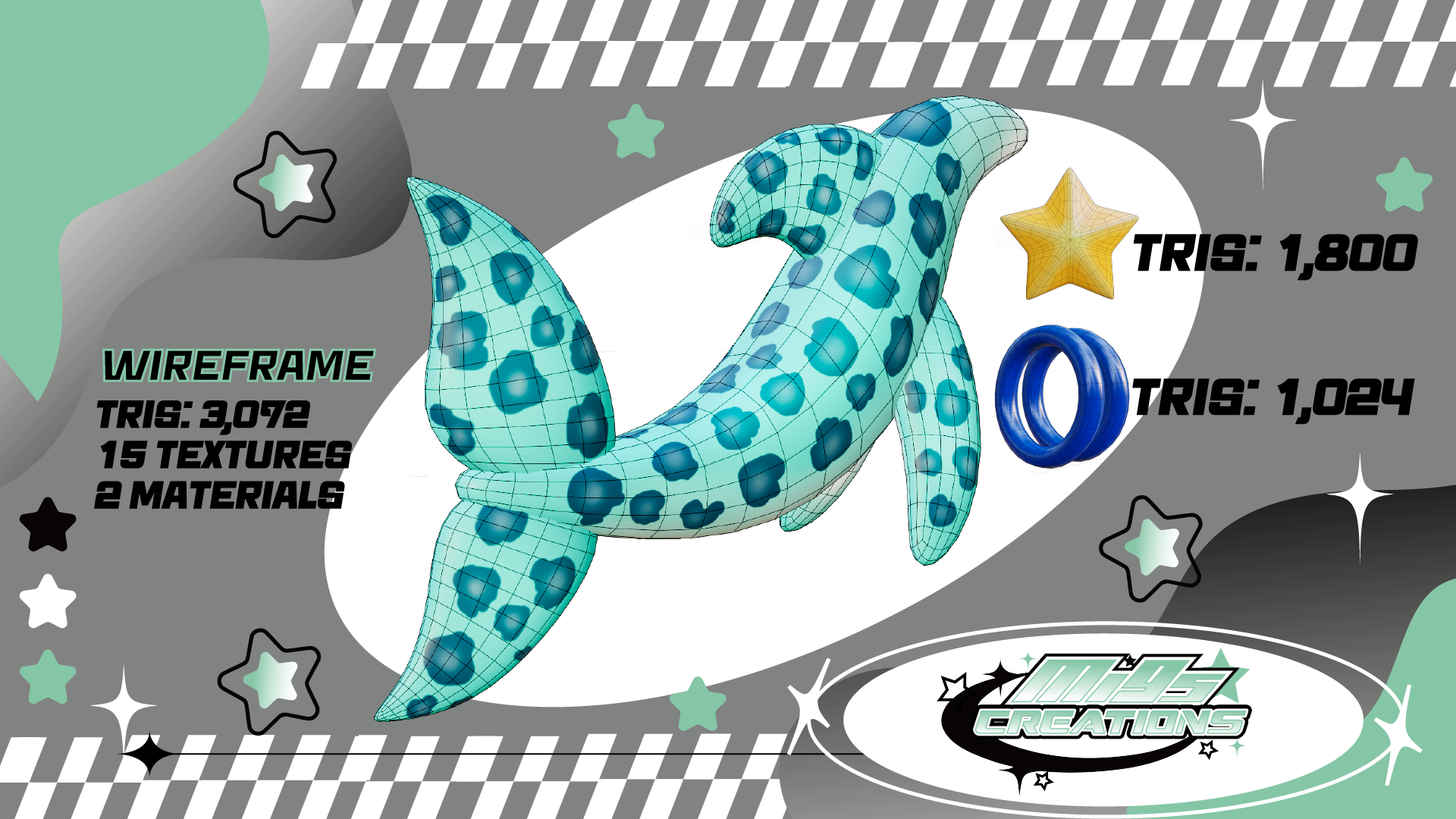Aquatic Tail | VRChat Asset