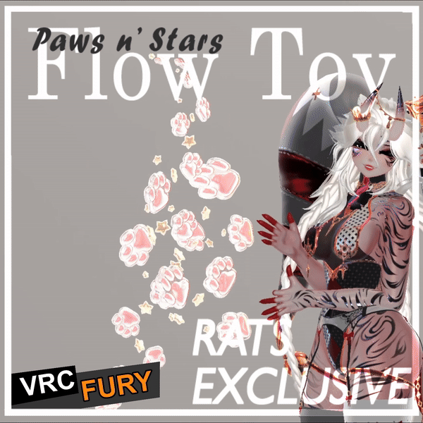 Paws n' Stars Flow Toy - VRCFury Install!