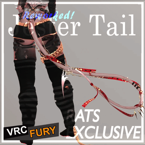 Jester Tail - VRCFury Prefab Included!