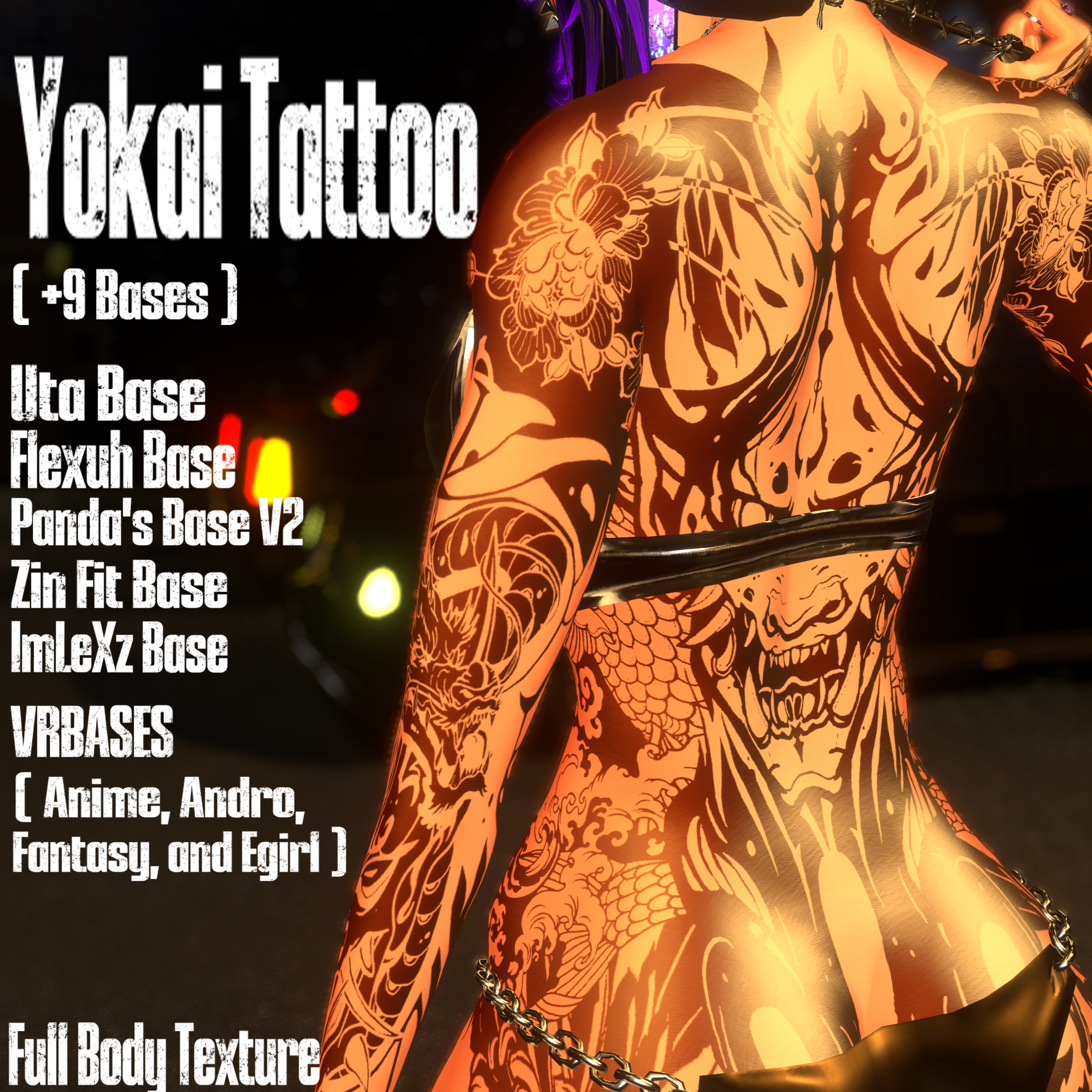 Yokai Tattoo ( +9 Bases )