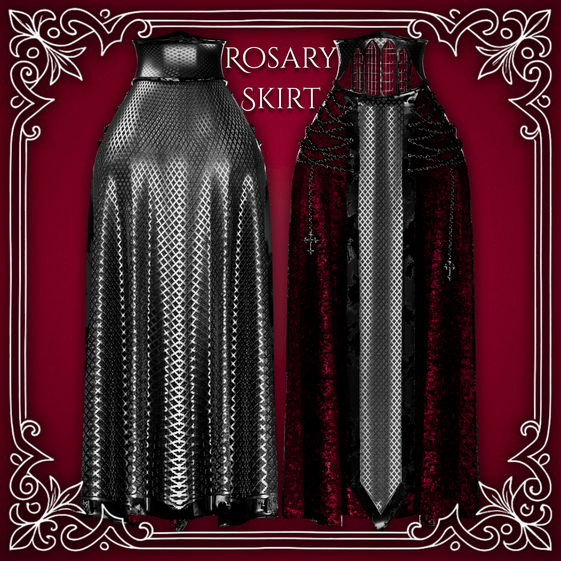 The Gothic Rosary Skirt