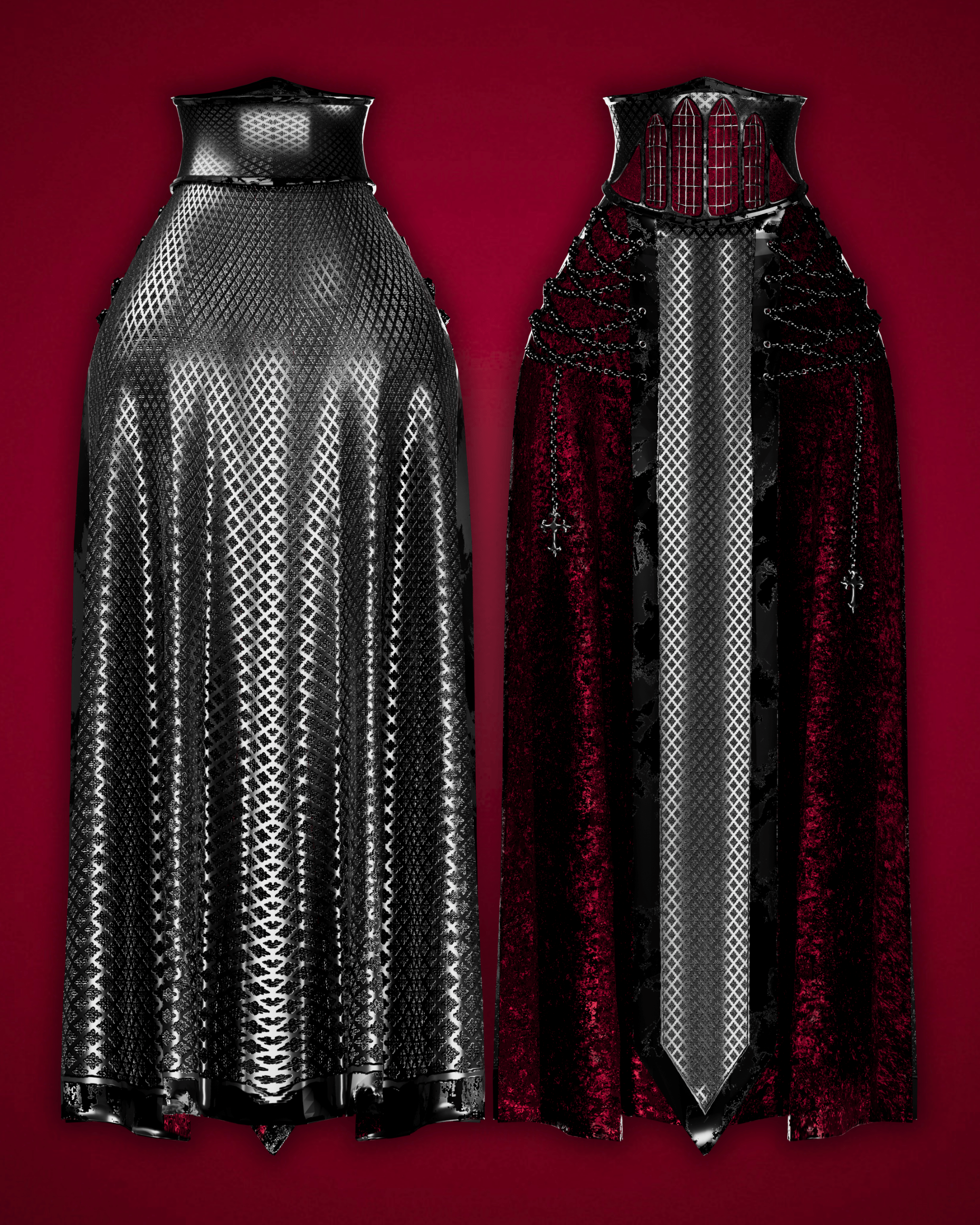 The Gothic Rosary Skirt
