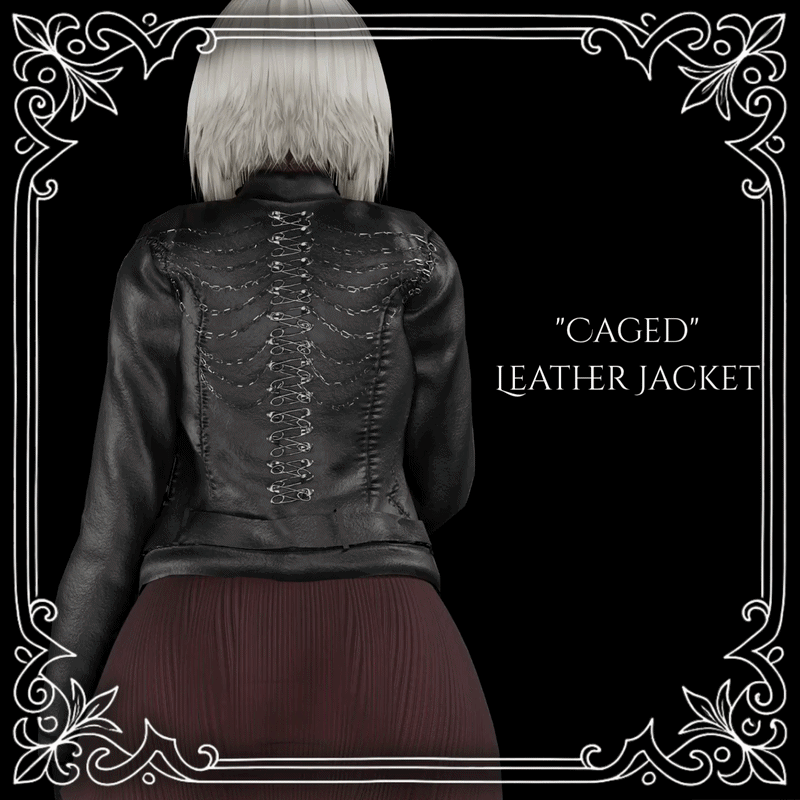 "Caged" Leather Jacket