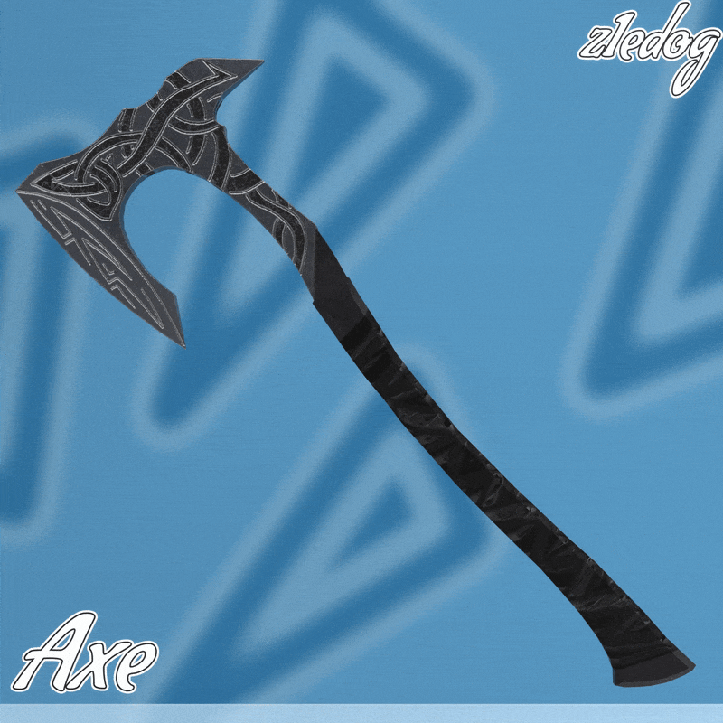 Norse inspired Axe - created by z1edog