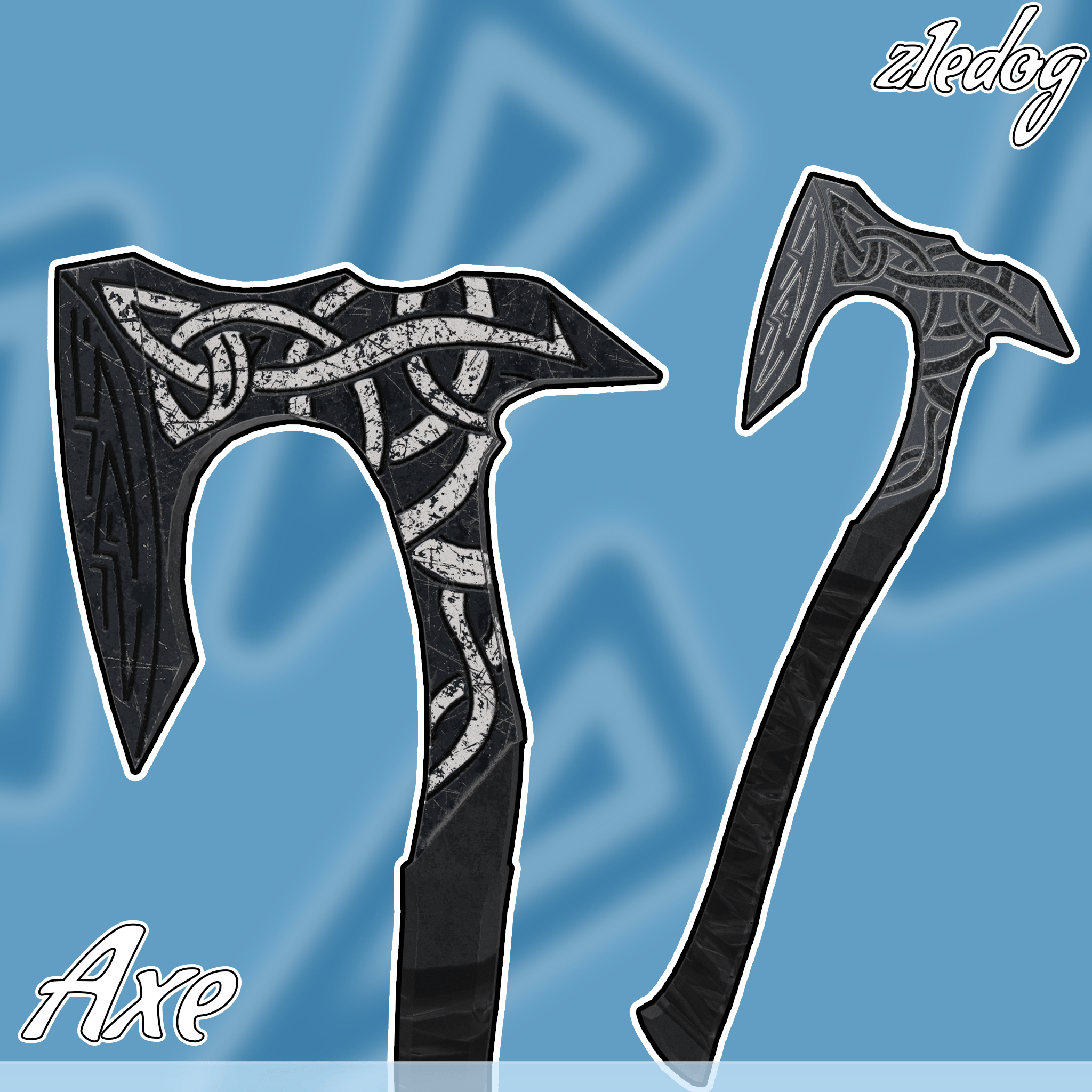 Norse inspired Axe - created by z1edog