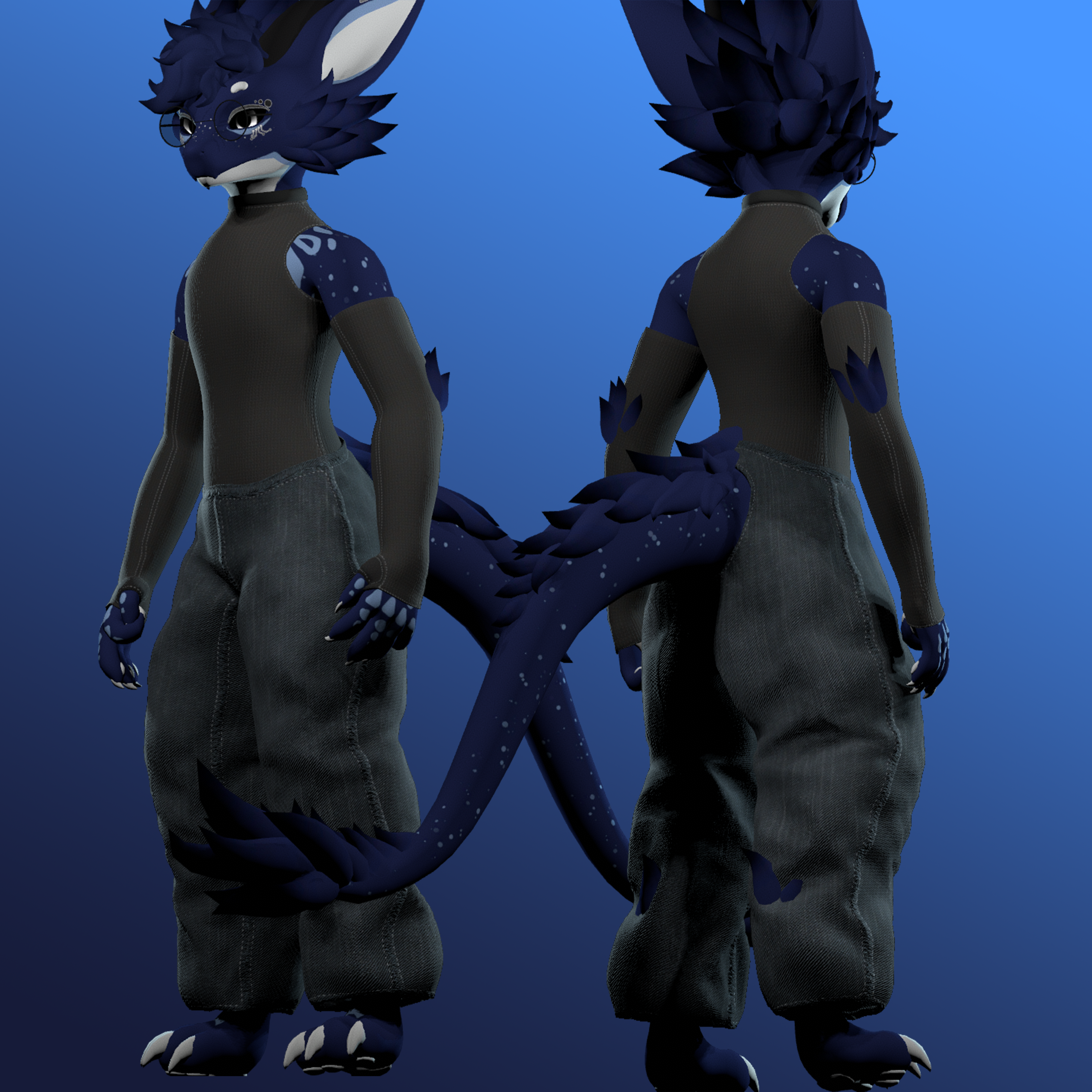 Nardoragon & Novabeast Turtleneck Warmer Outfit