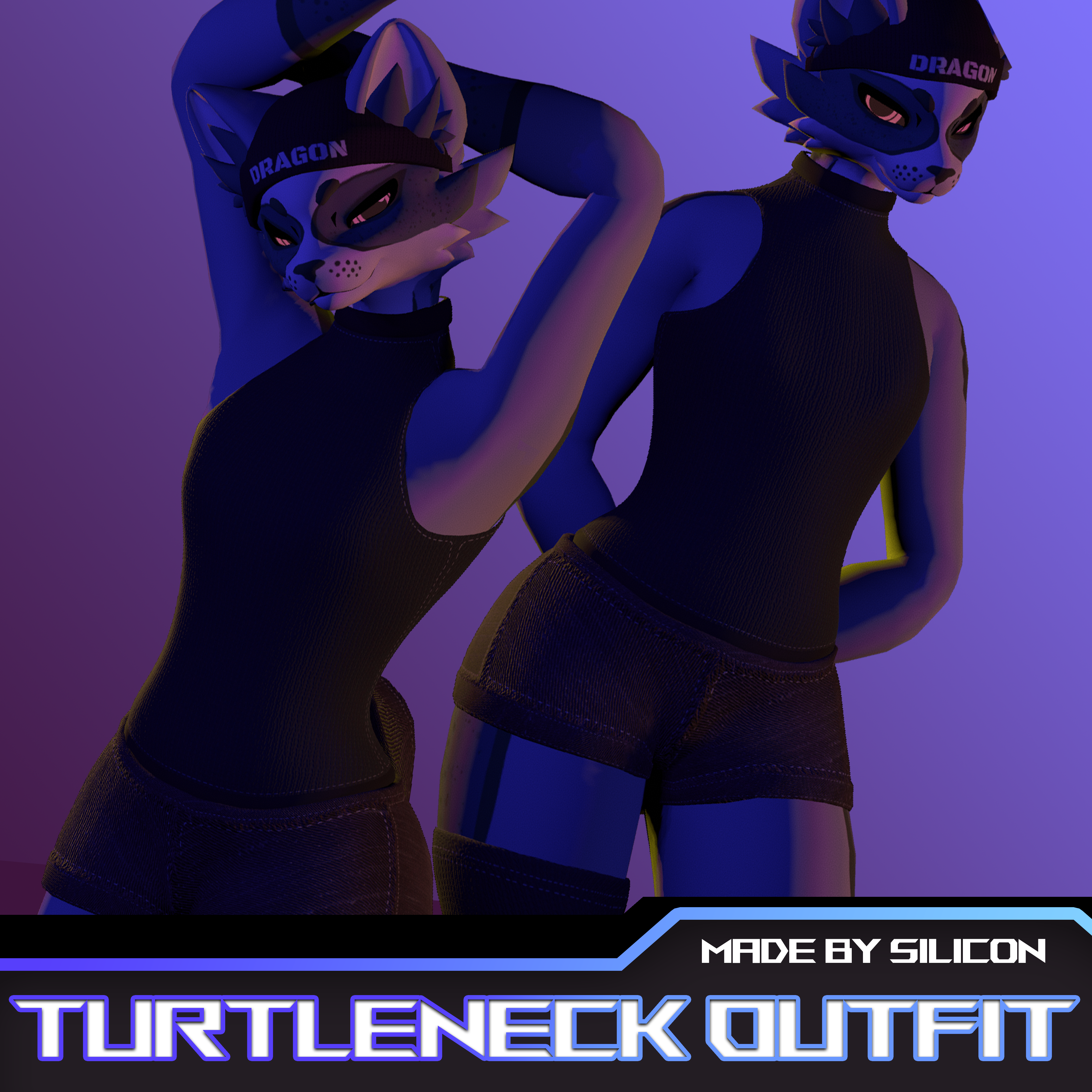 Nardoragon & Novabeast Turtleneck Warmer Outfit