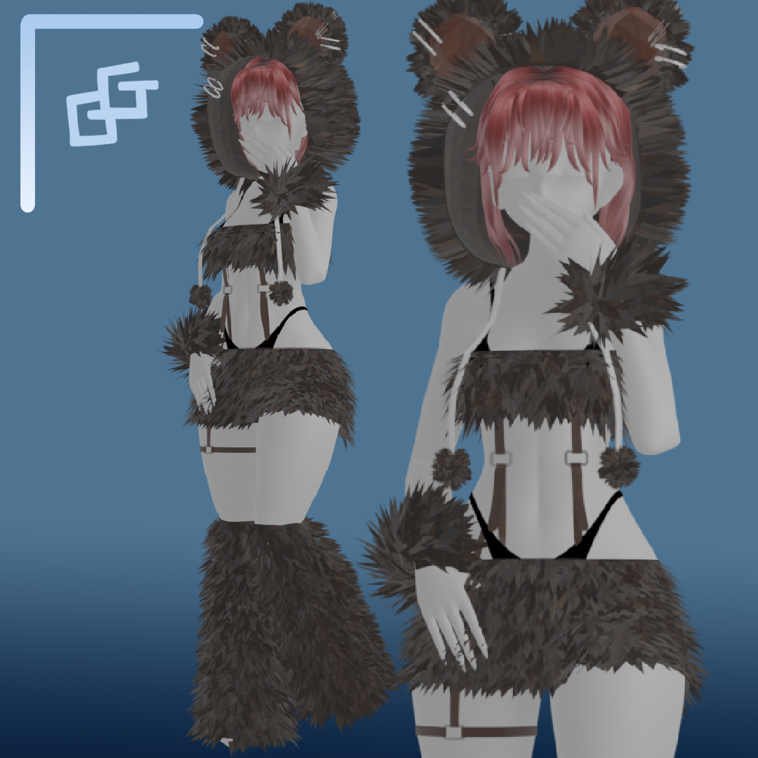 Fluffy Bear Set