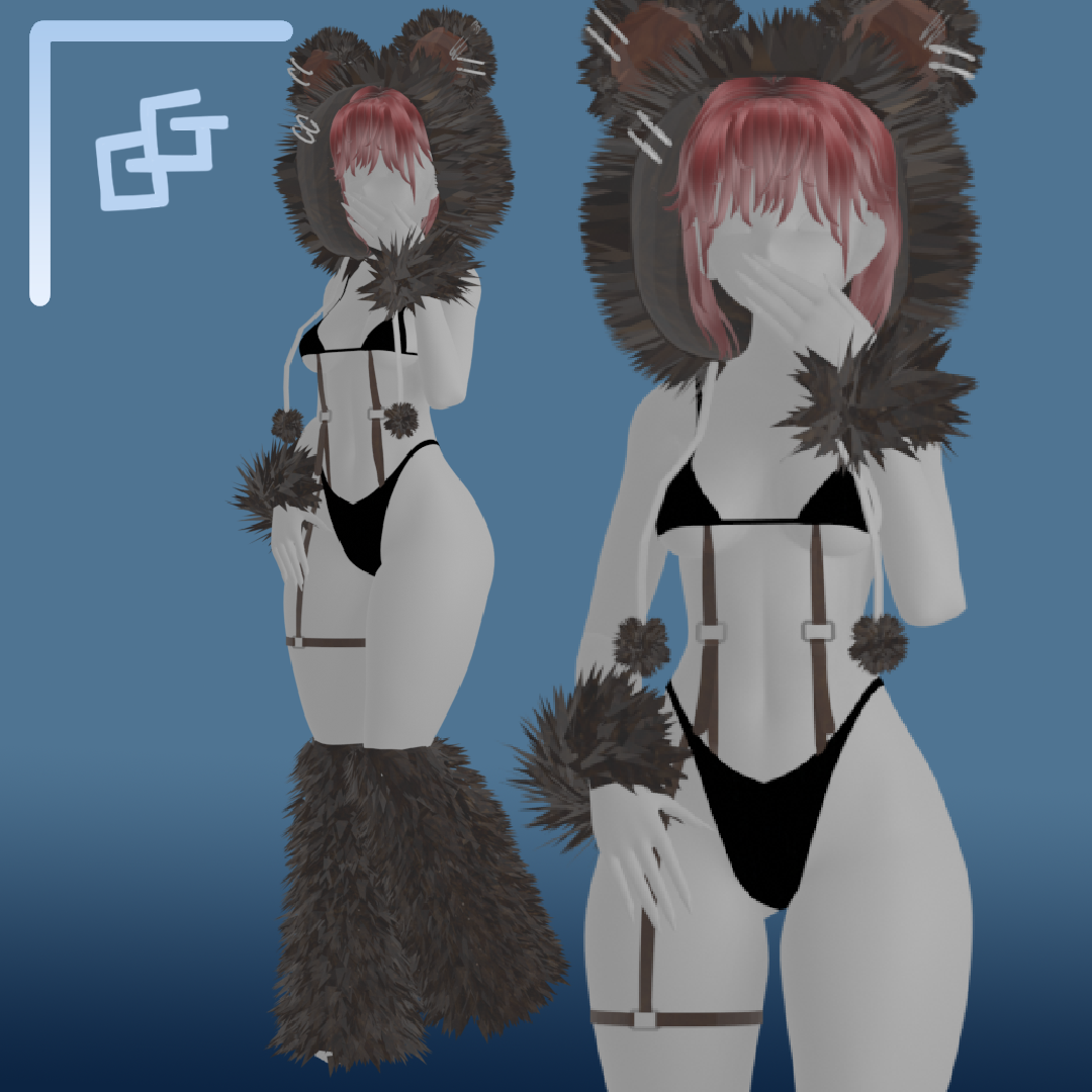 Fluffy Bear Set