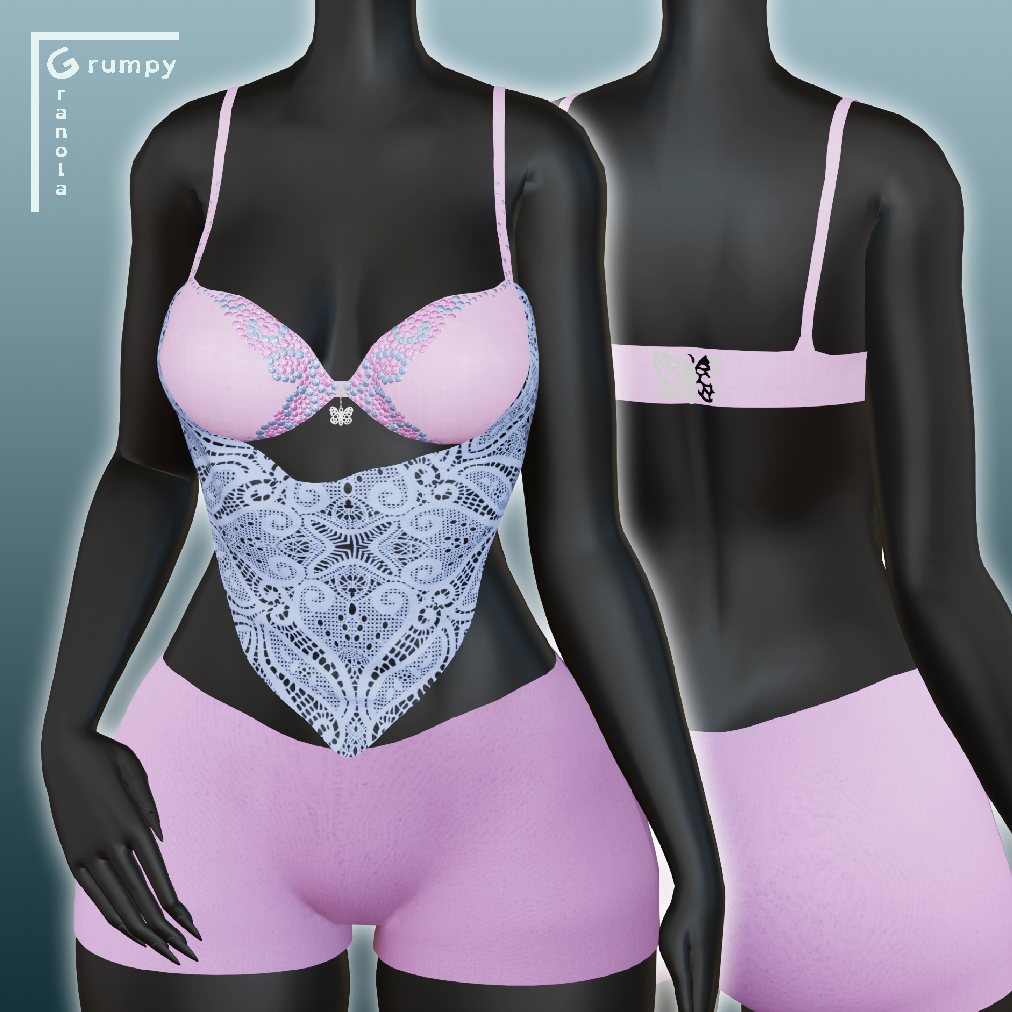 Gyaru Butterfly Set