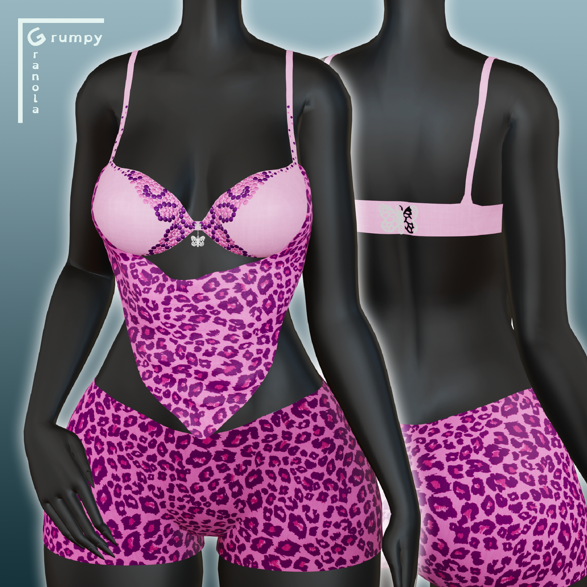 Gyaru Butterfly Set