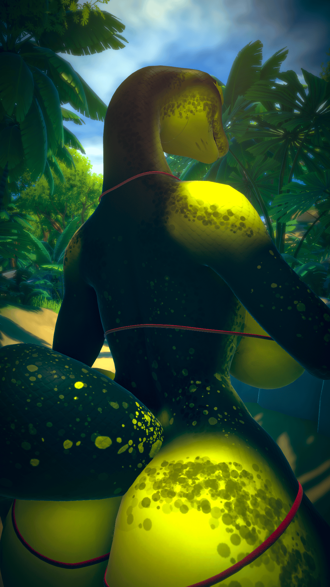 Lily the Snake Toxic - Texture & Material