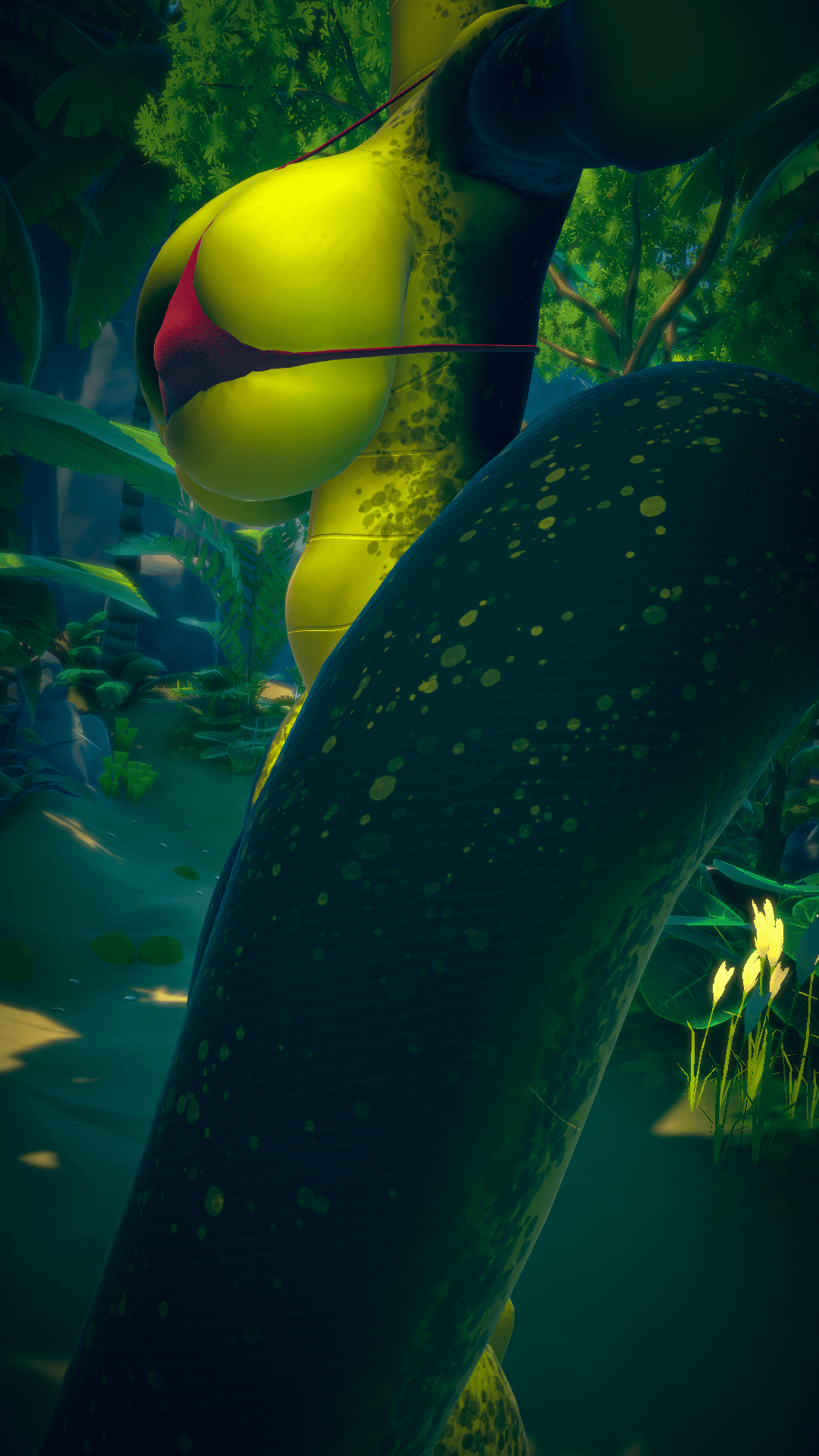 Lily the Snake Toxic - Texture & Material