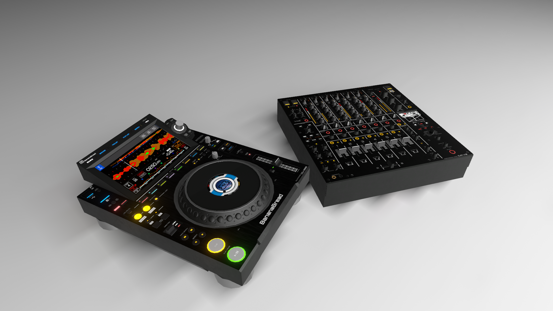 Banana CDJ-3000 & DJM-V10