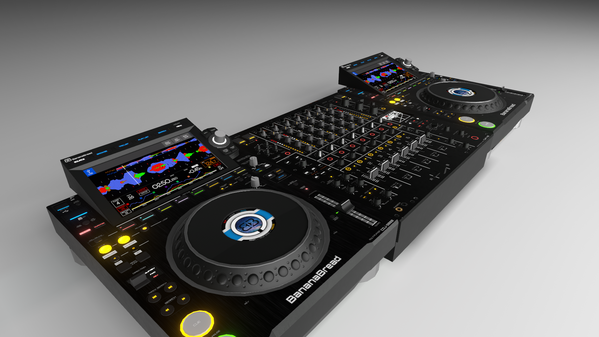 Banana CDJ-3000 & DJM-V10
