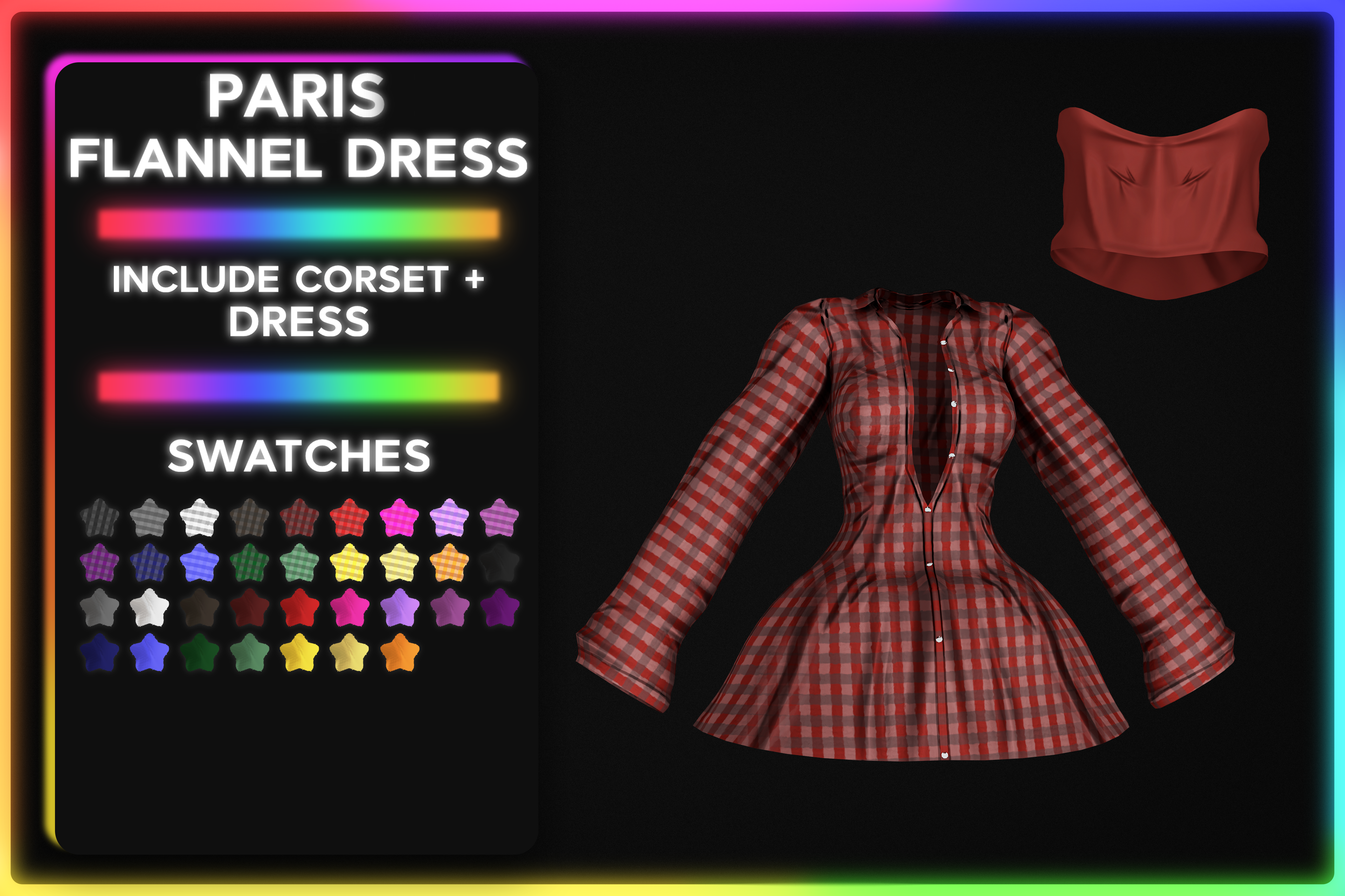 Paris Flannel Dress