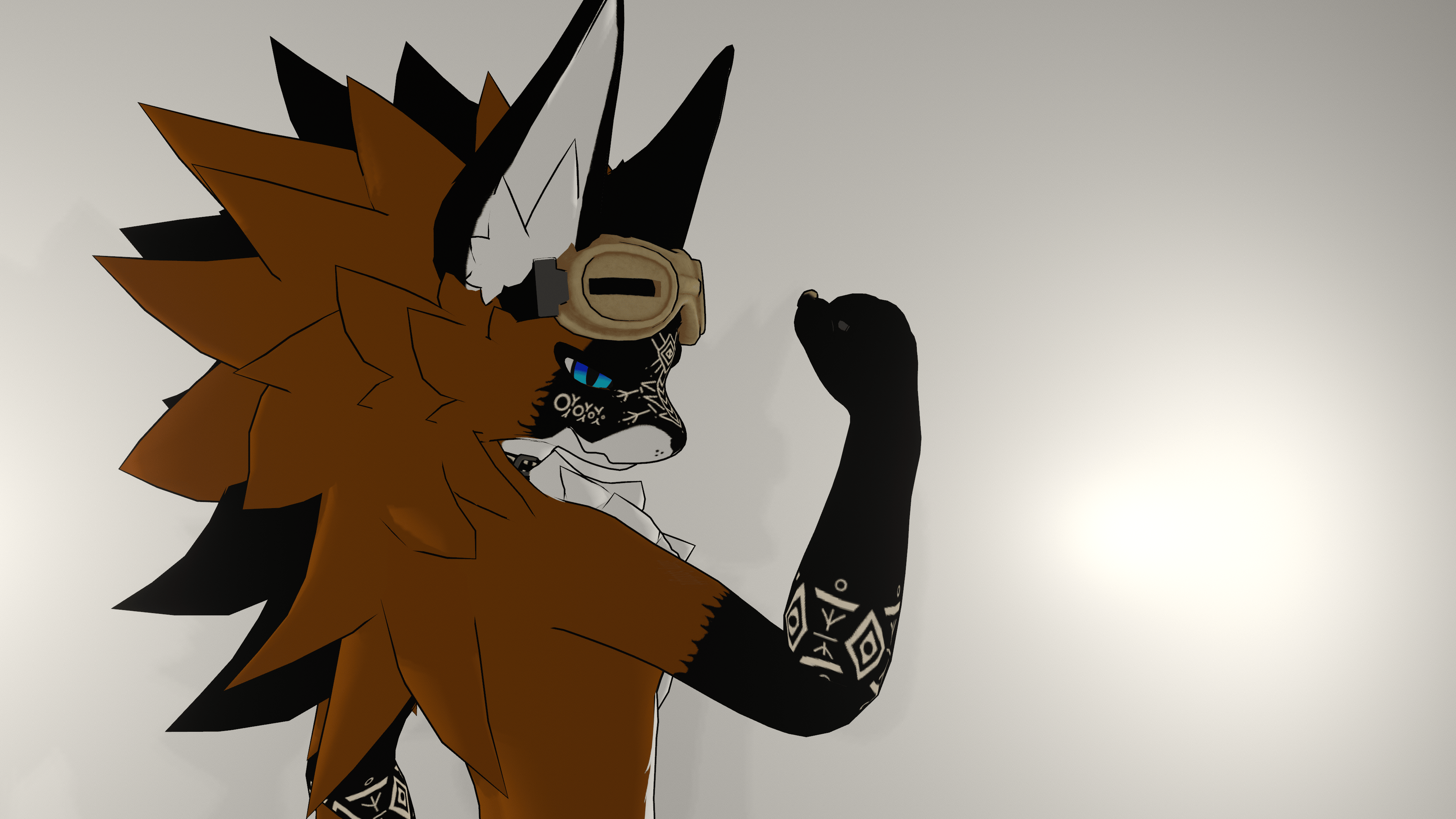 Maned wolf Novabeast Texture