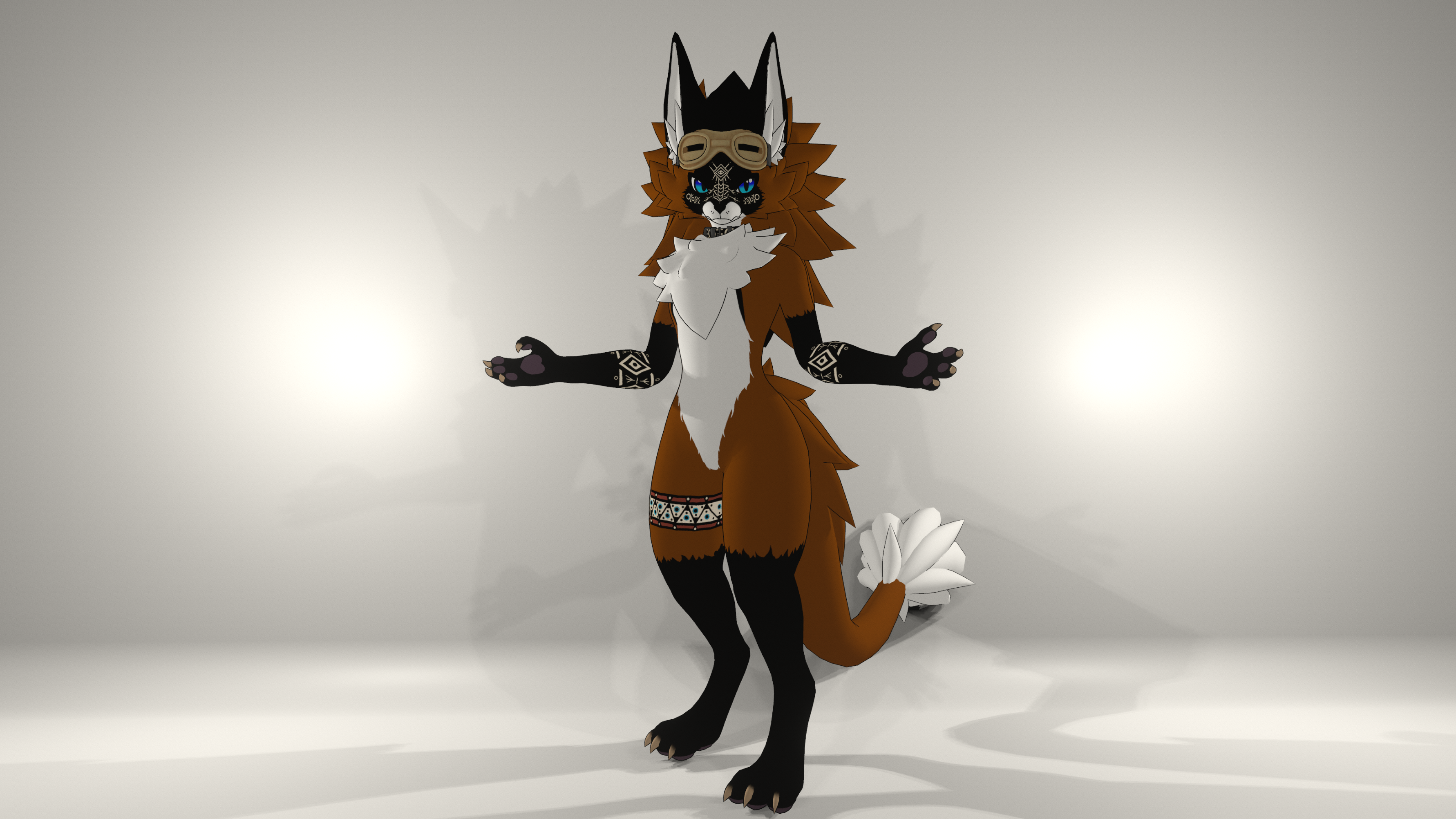 Maned wolf Novabeast Texture