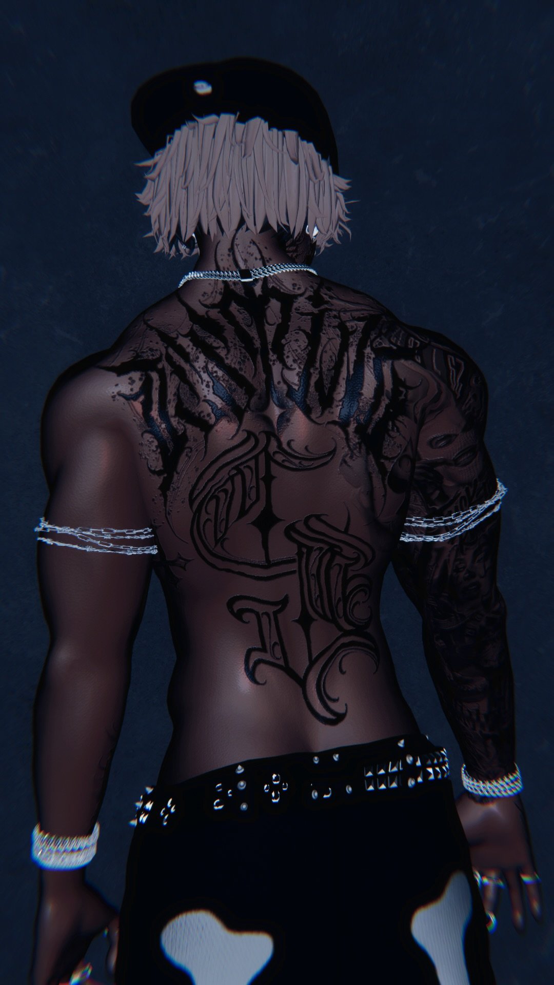 4K EVIL MALE BODY TEXTURE - ACE, AKI