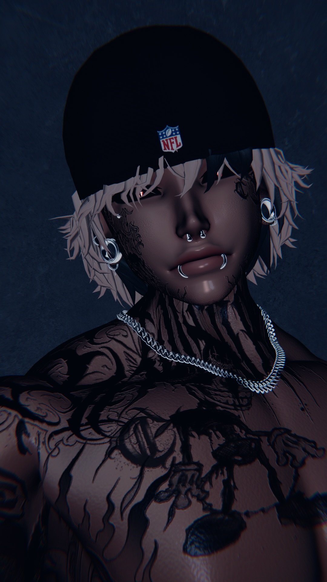 4K EVIL MALE BODY TEXTURE - ACE, AKI