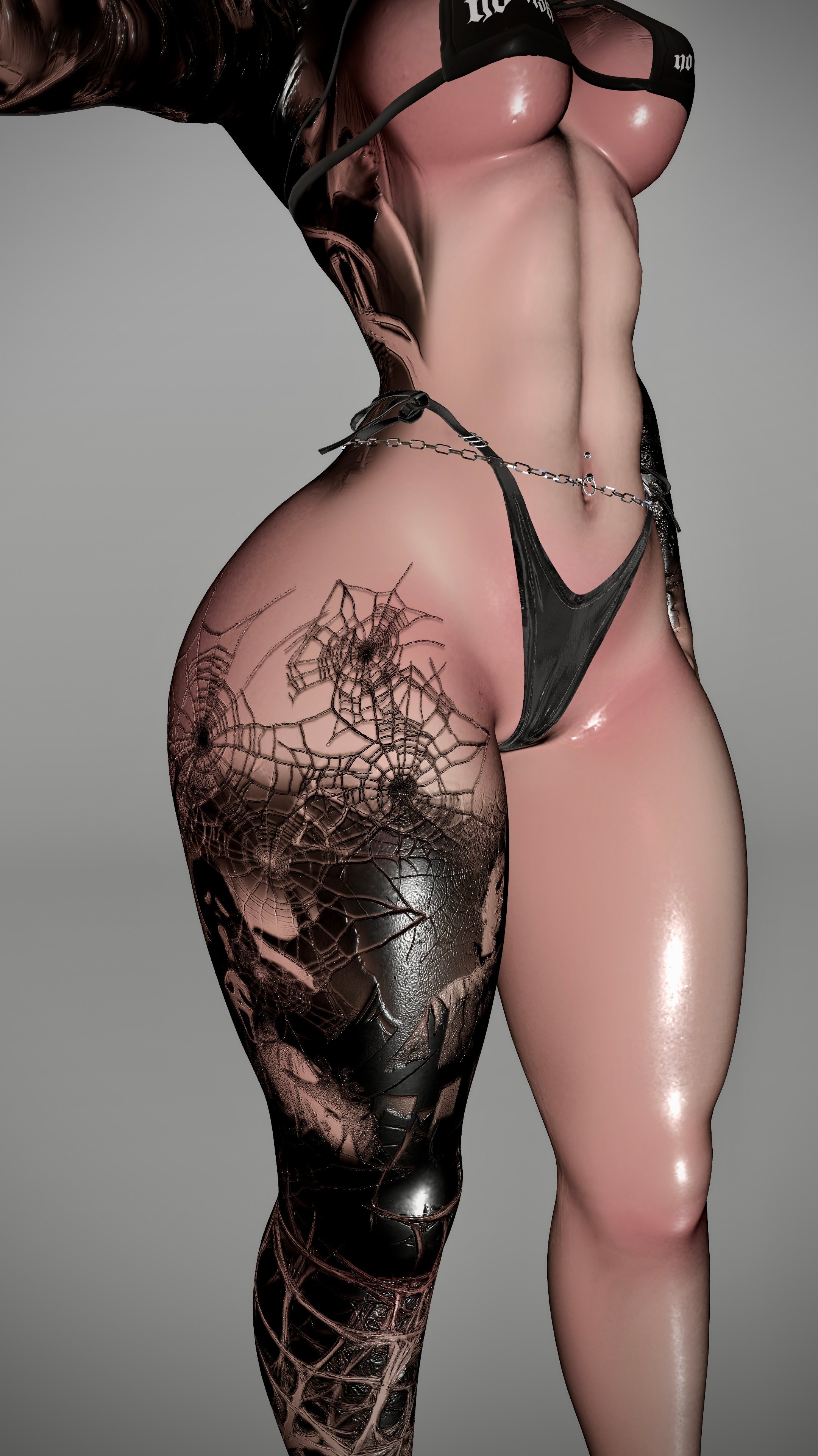 4K DEATH FEMALE BODY TEXTURE - HALLOWEEN