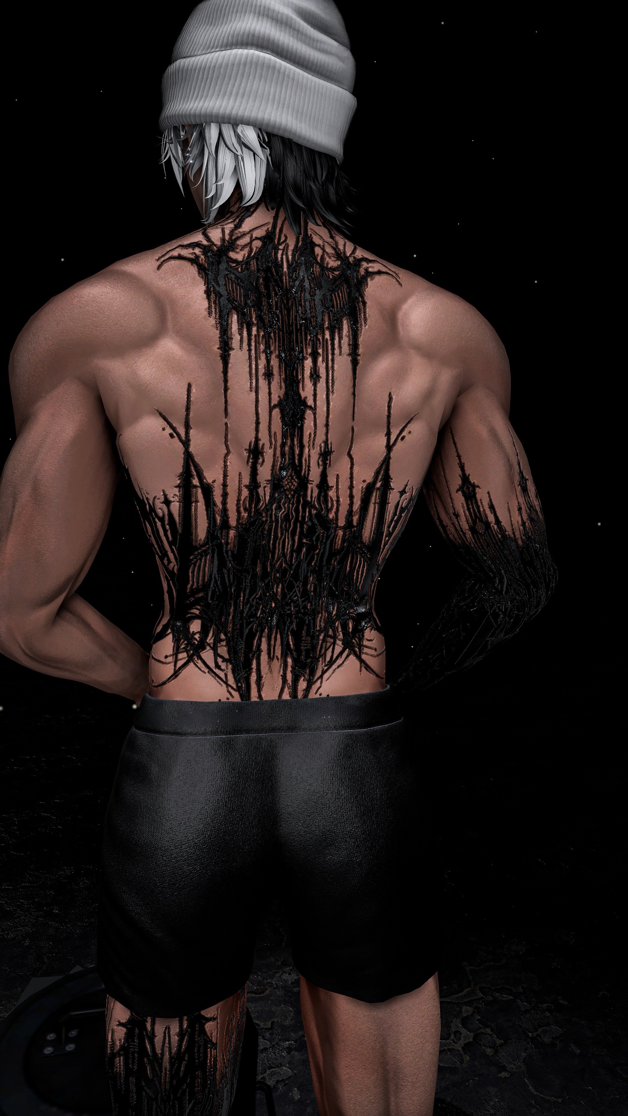 4K VAMP MALE BODY TEXTURE - HALLOWEEN