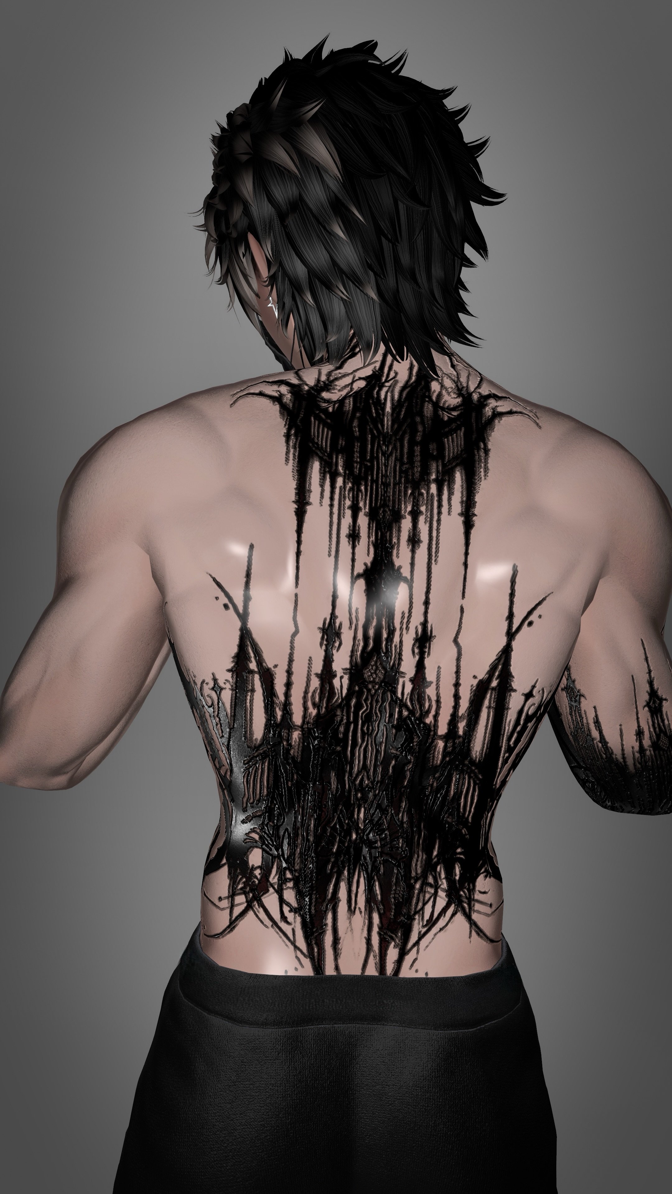4K VAMP MALE BODY TEXTURE - HALLOWEEN