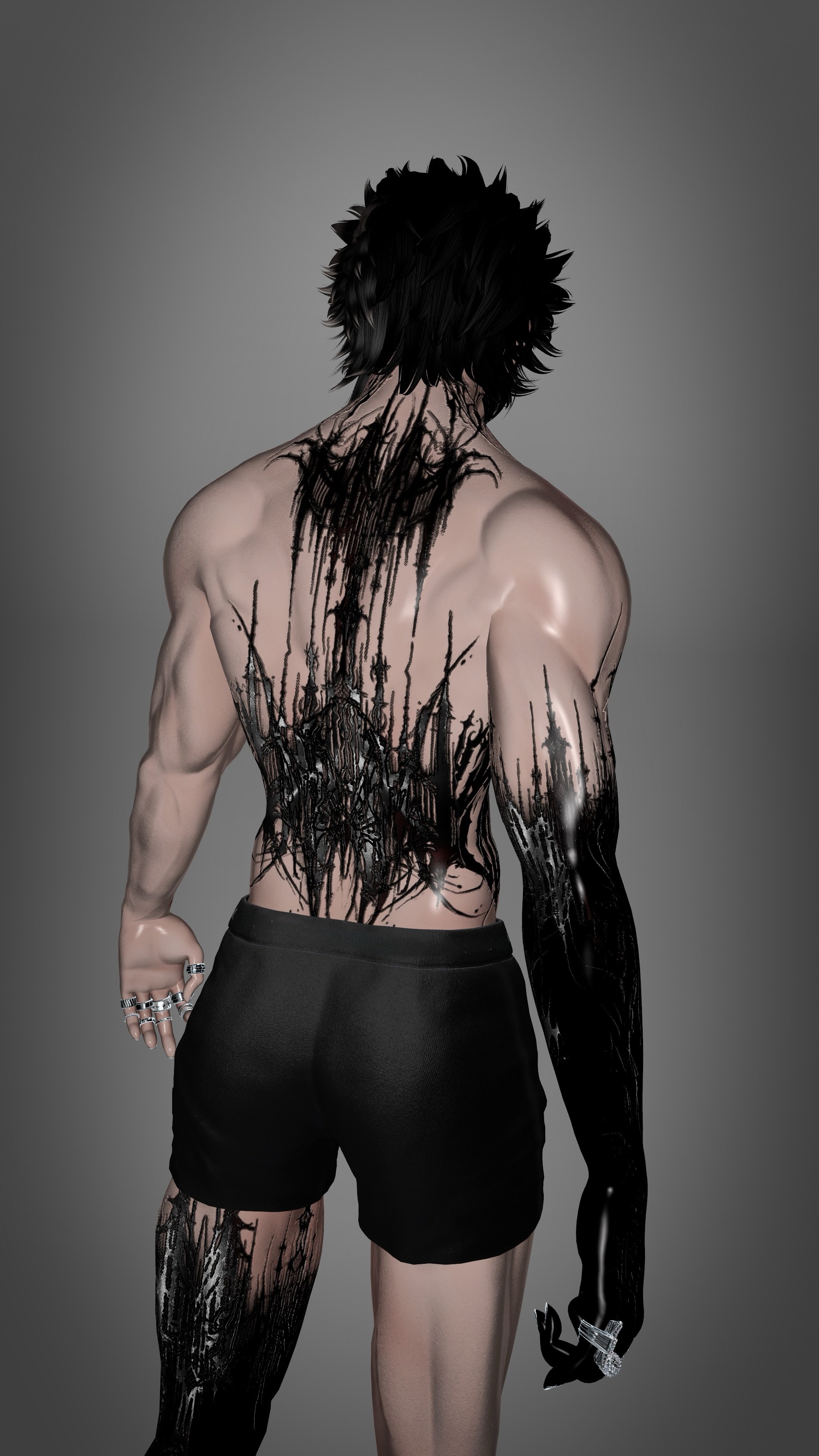 4K VAMP MALE BODY TEXTURE - HALLOWEEN