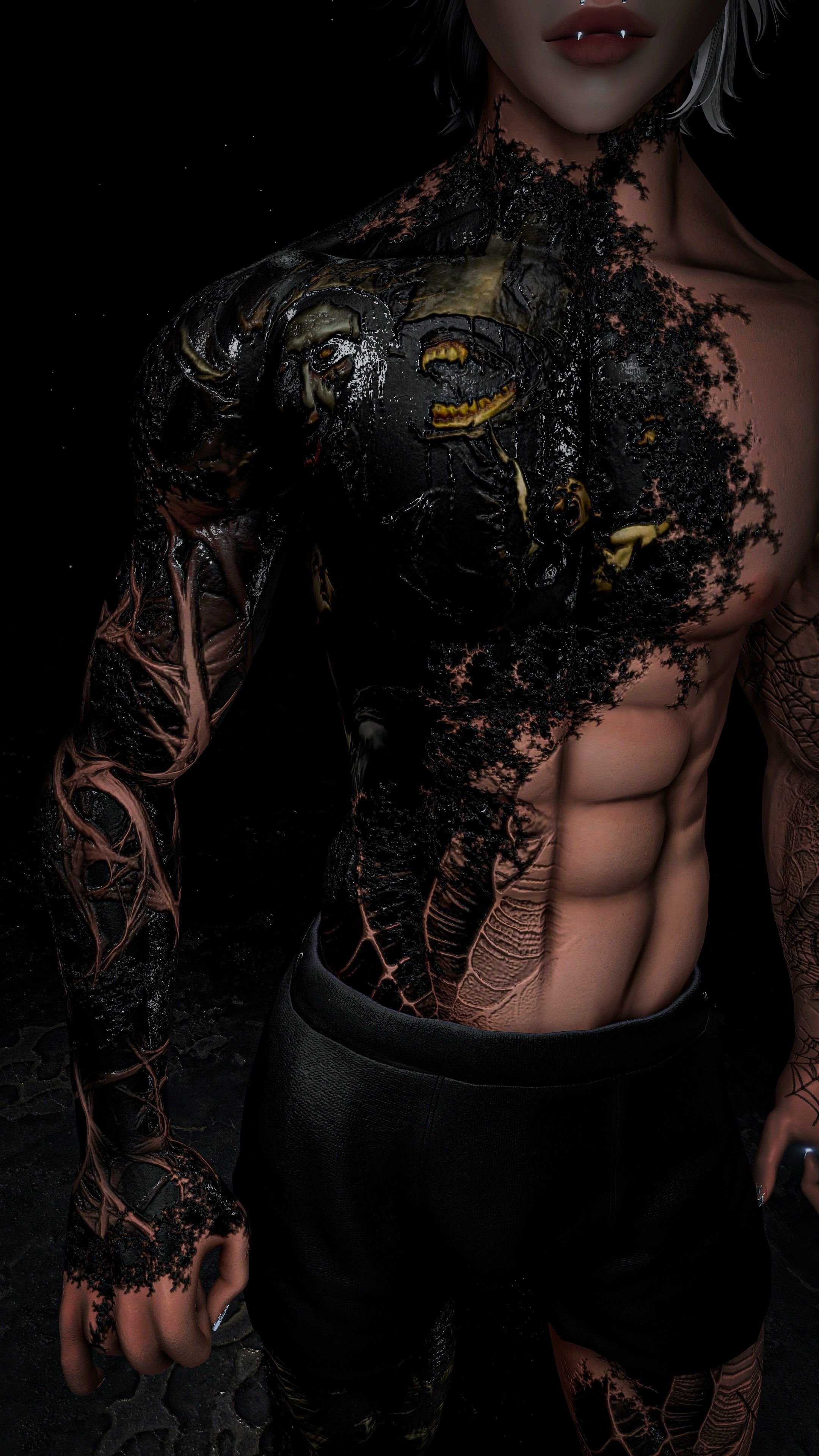 4K MERCY MALE HALLOWEEN TEXTURE - ACE, AKI, EXO V4