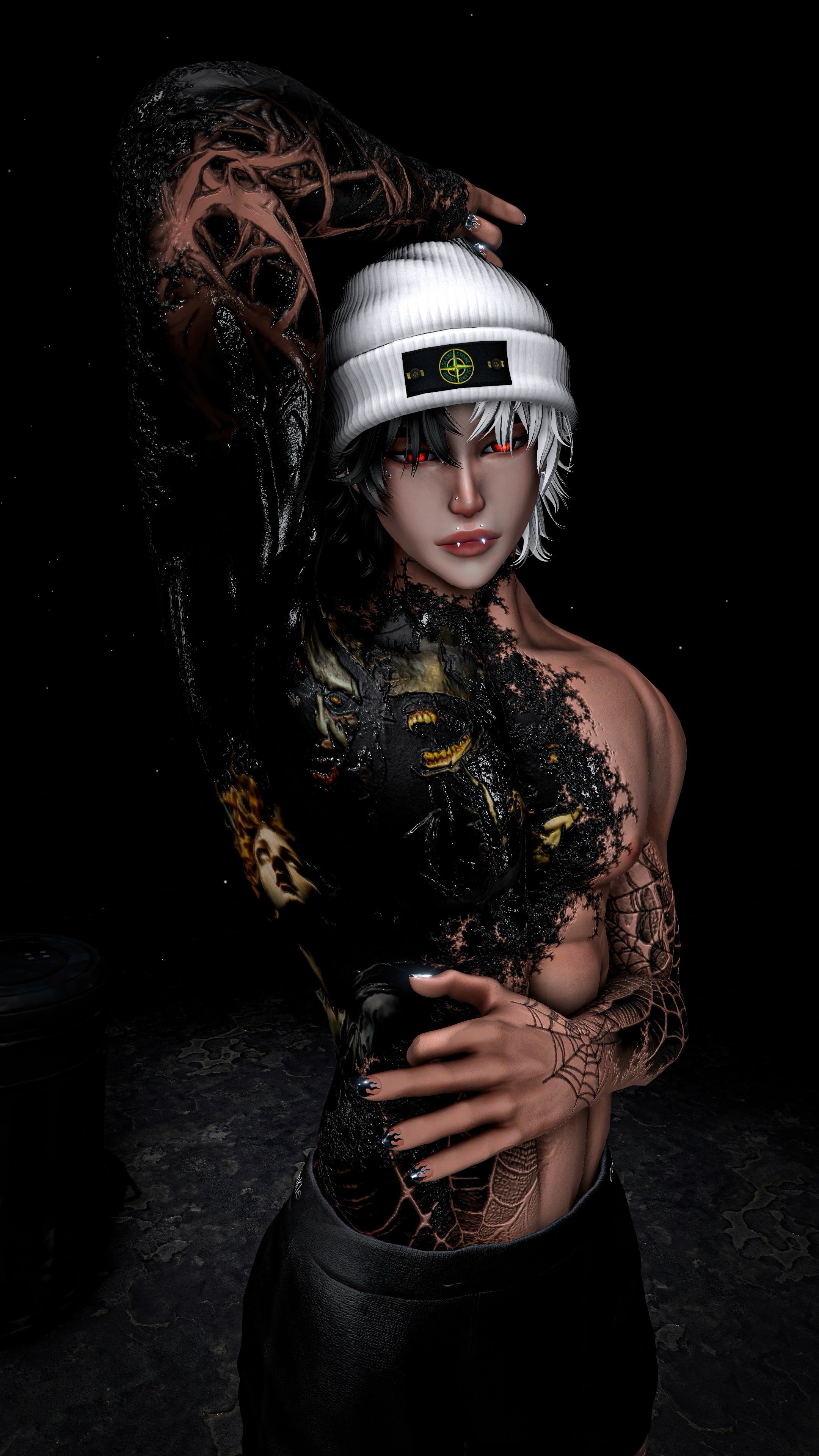 4K MERCY MALE HALLOWEEN TEXTURE - ACE, AKI, EXO V4
