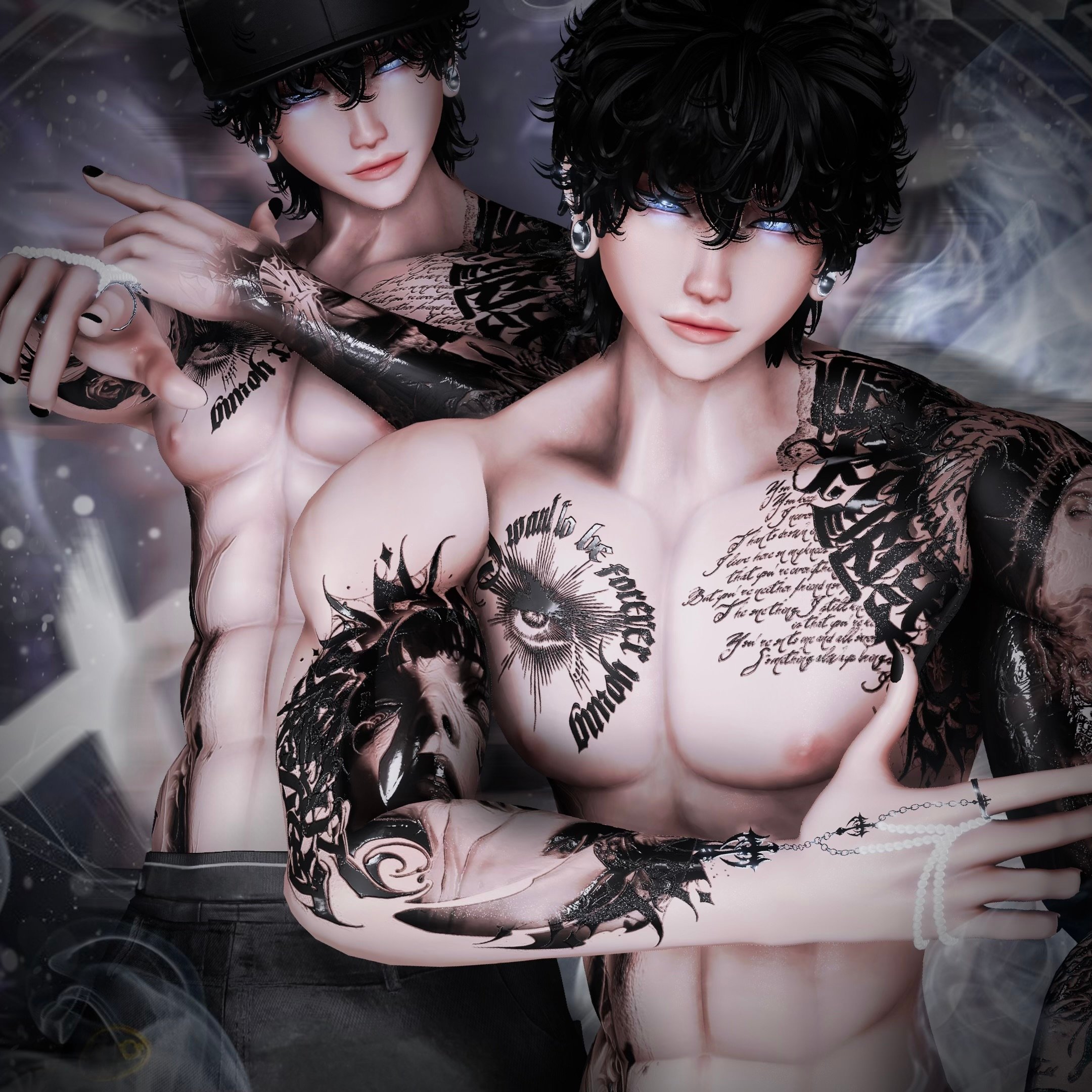 4K LUST MALE BODY TEXTURE - ACE/ AKI/ EXO V4