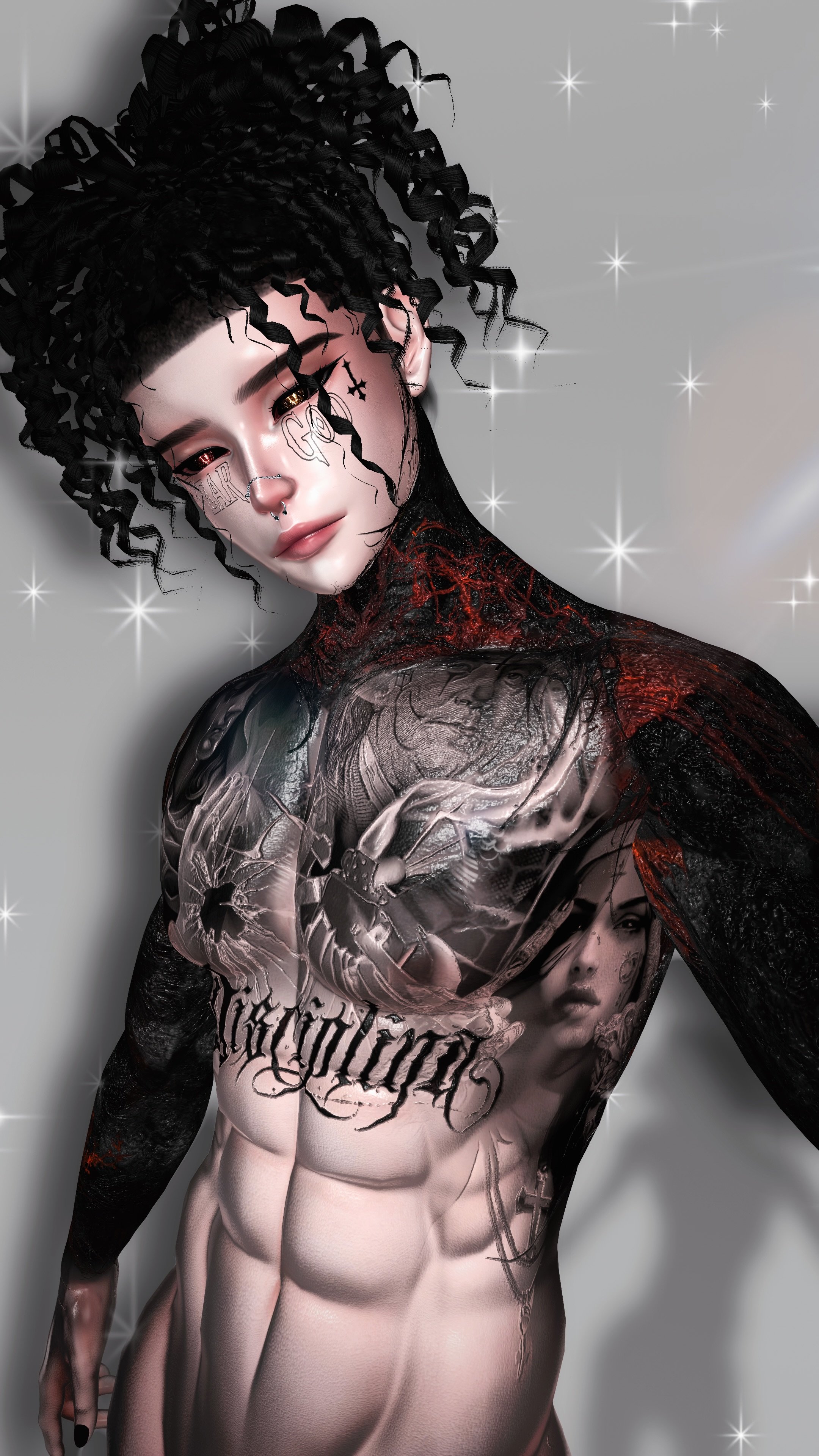 4K HELL MALE TEXTURE - BODY/HEAD