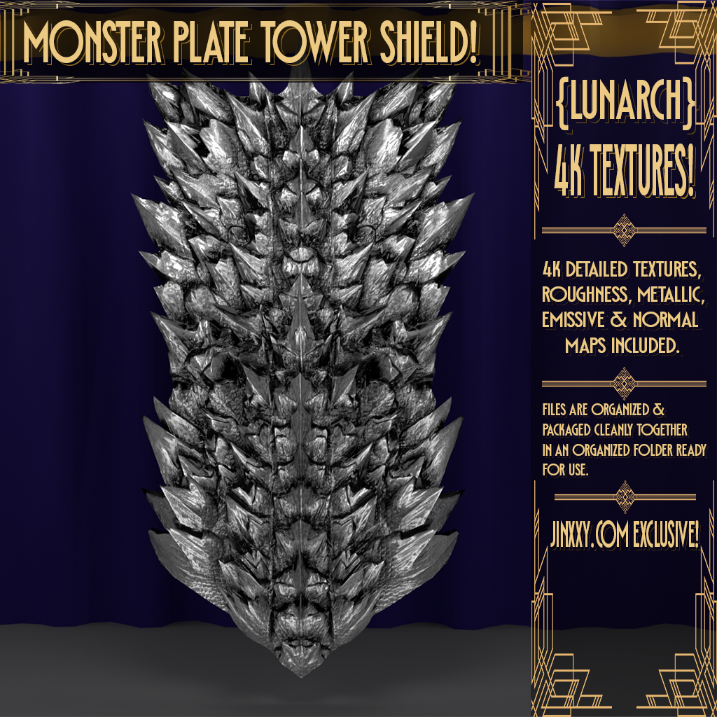Monster Plate Tower Shield