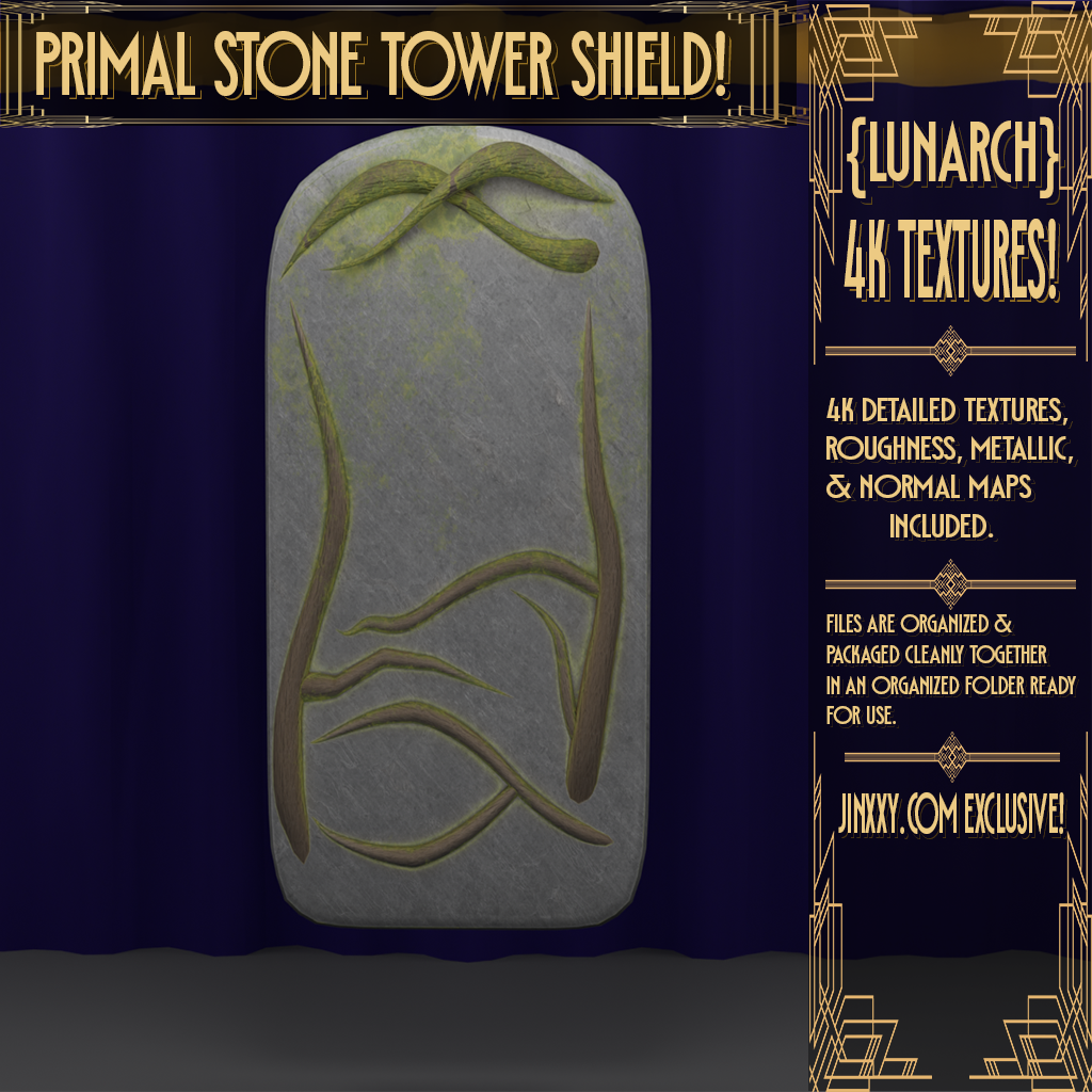 Primal Stone Tower Shield
