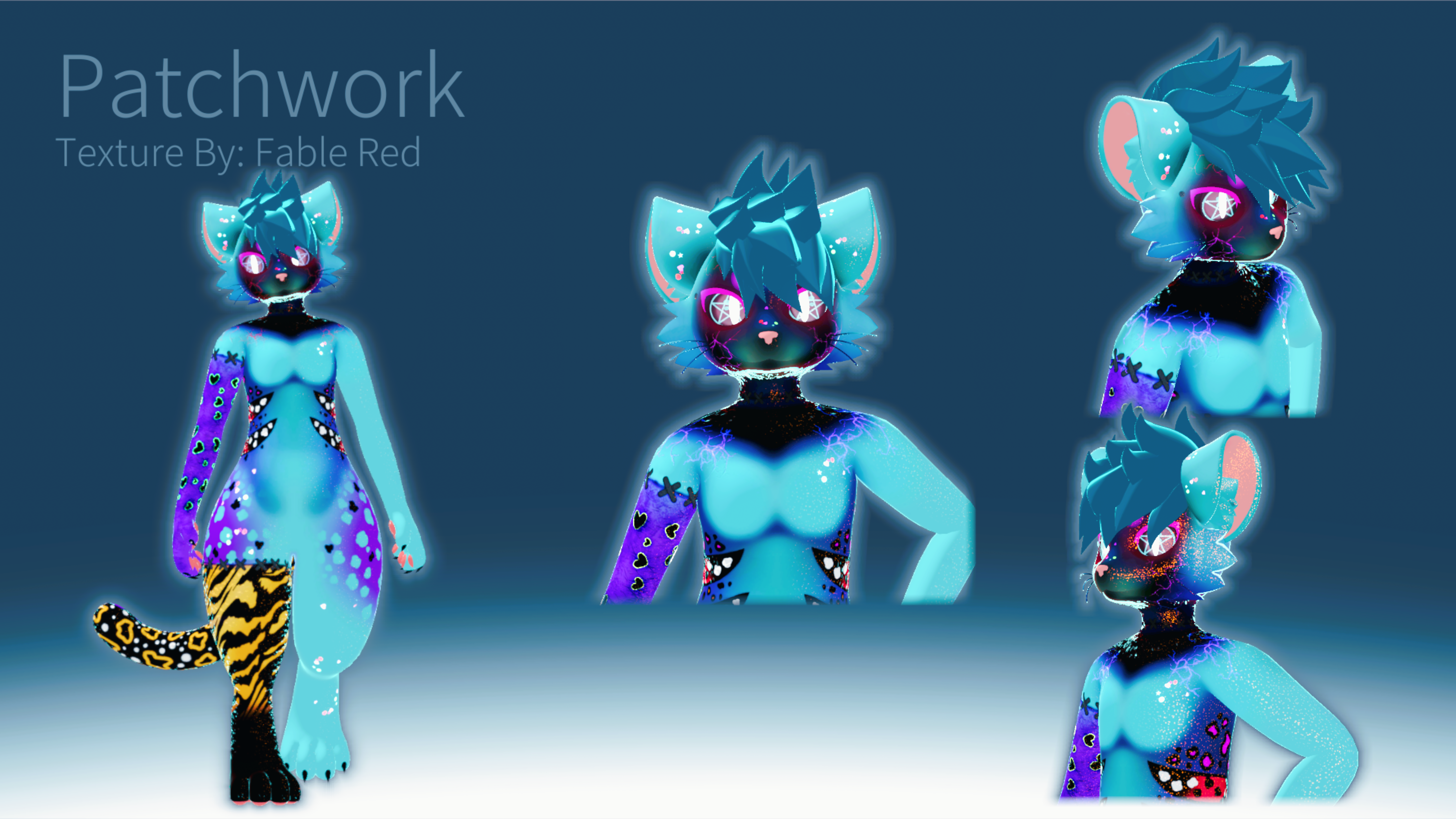 Mayu - Patchwork Texture 🎃 by Fable_Red - Jinxxy