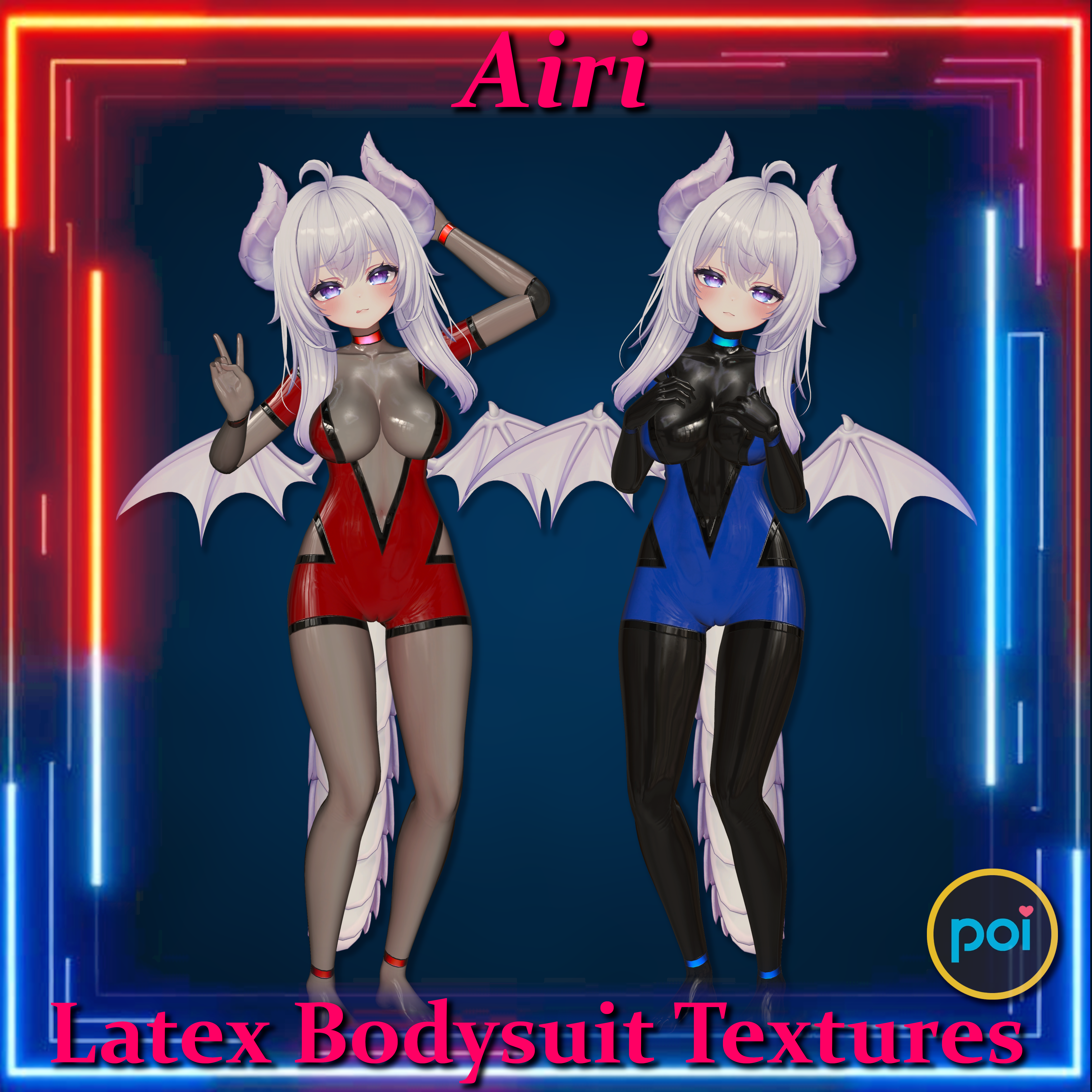 Latex Bodysuit Texture Pack for Airi