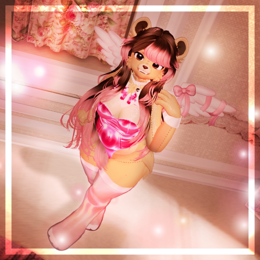 Teddy the Valentines Plushie || VRCFT || PC + QUEST || NSFW + SFW || Bear, Puppy, Cat, Bunny