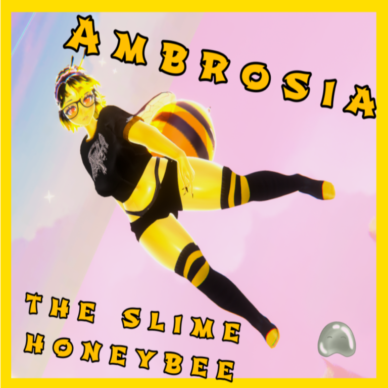 Ambrosia the slime honey bee (Pc and Quest Vrchat avatar)