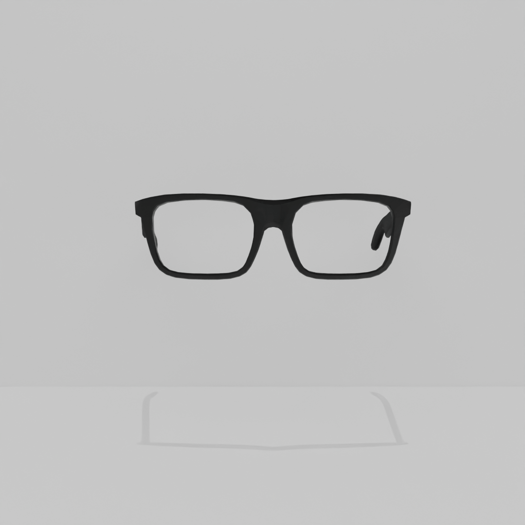Classic Black Square Glasses [FREE]