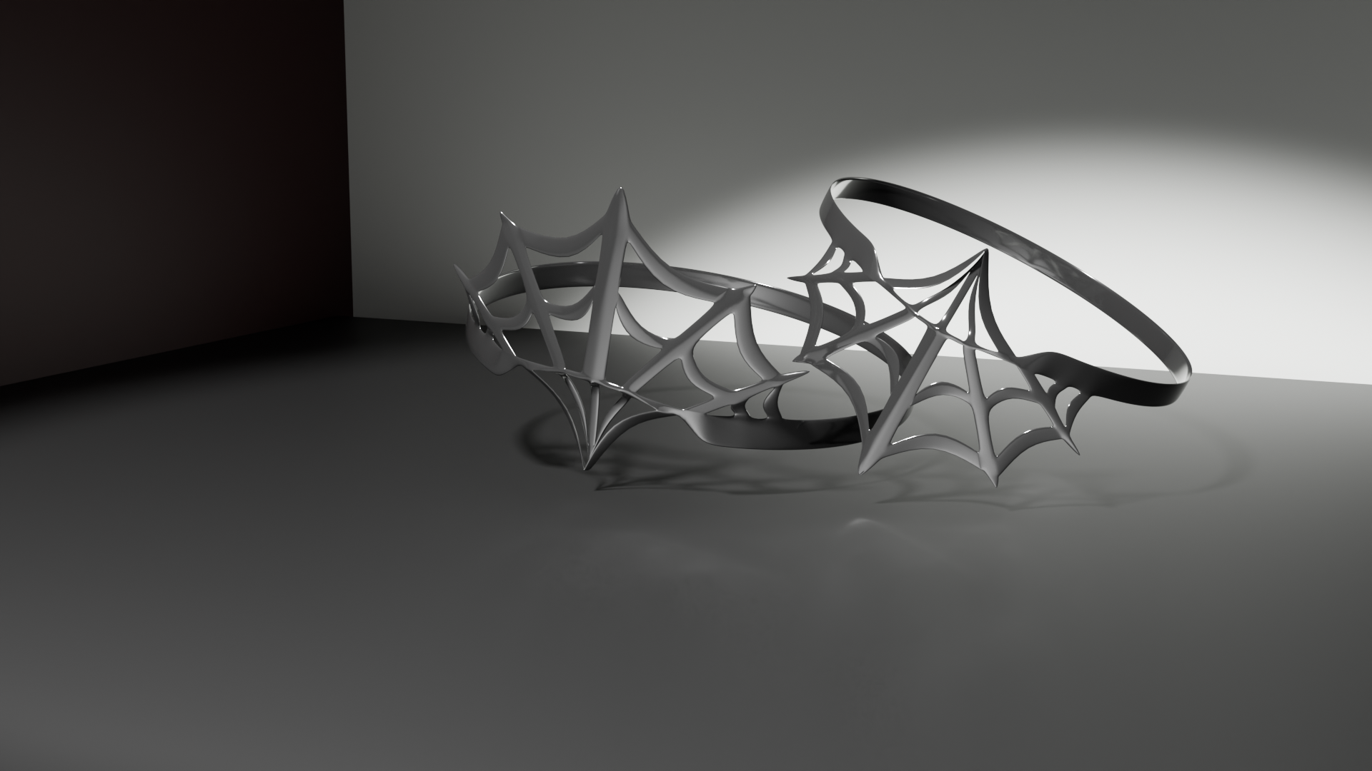 Bat Spiderweb ring