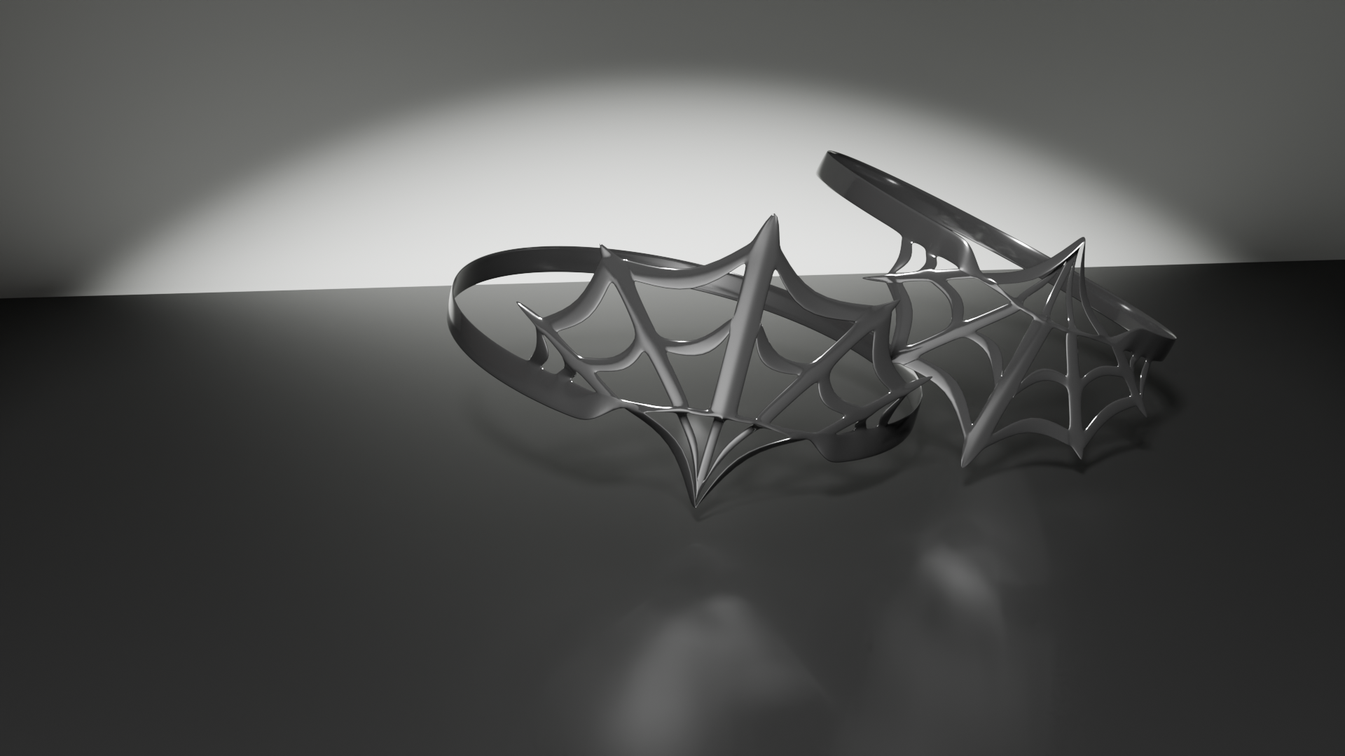 Bat Spiderweb ring