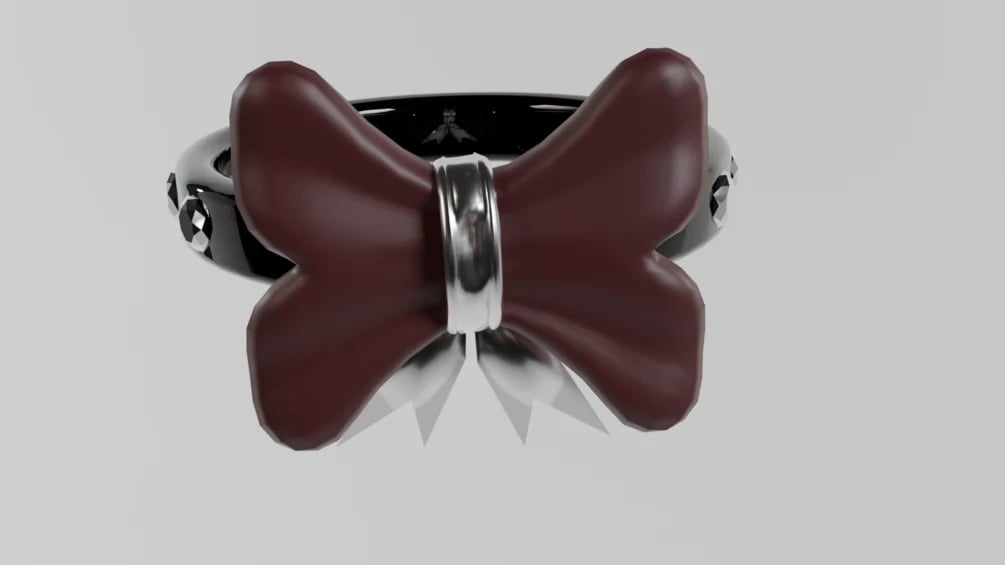 Bow/Ribbon and Heart set