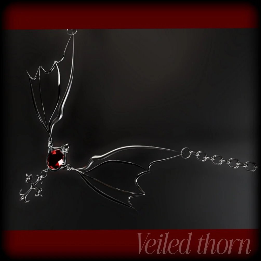 ruby wings necklace