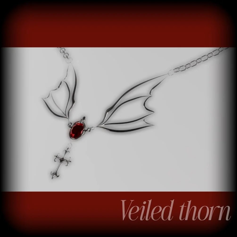 ruby wings necklace