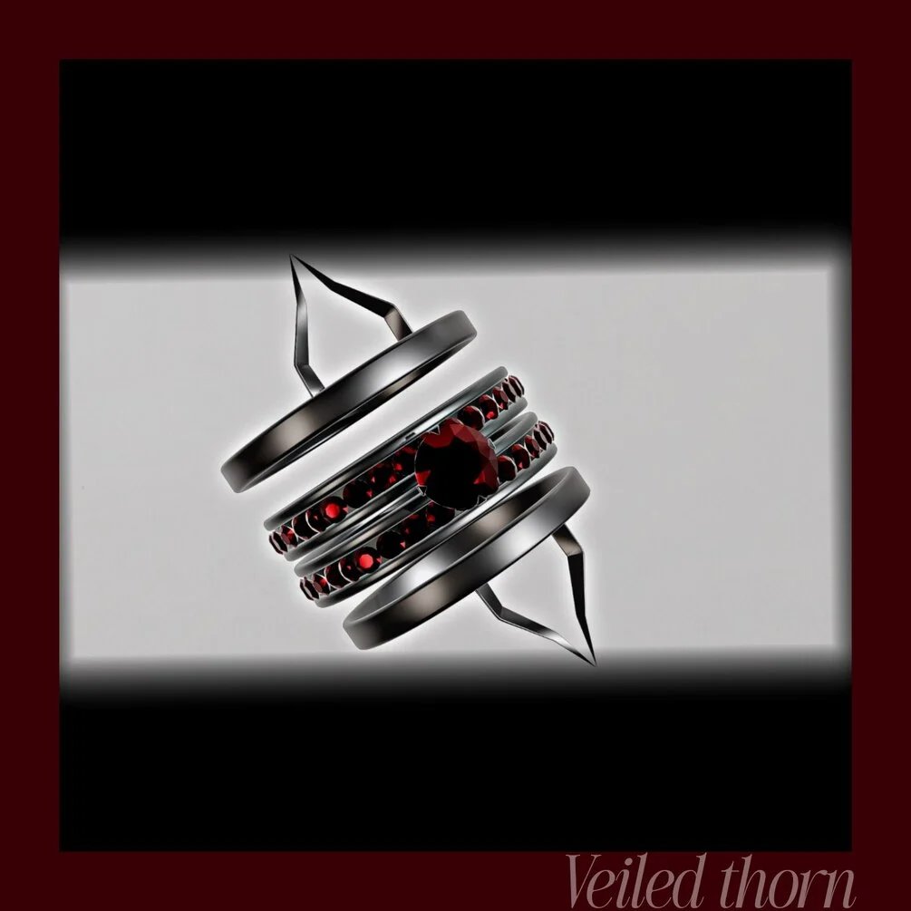 Red diamond ring