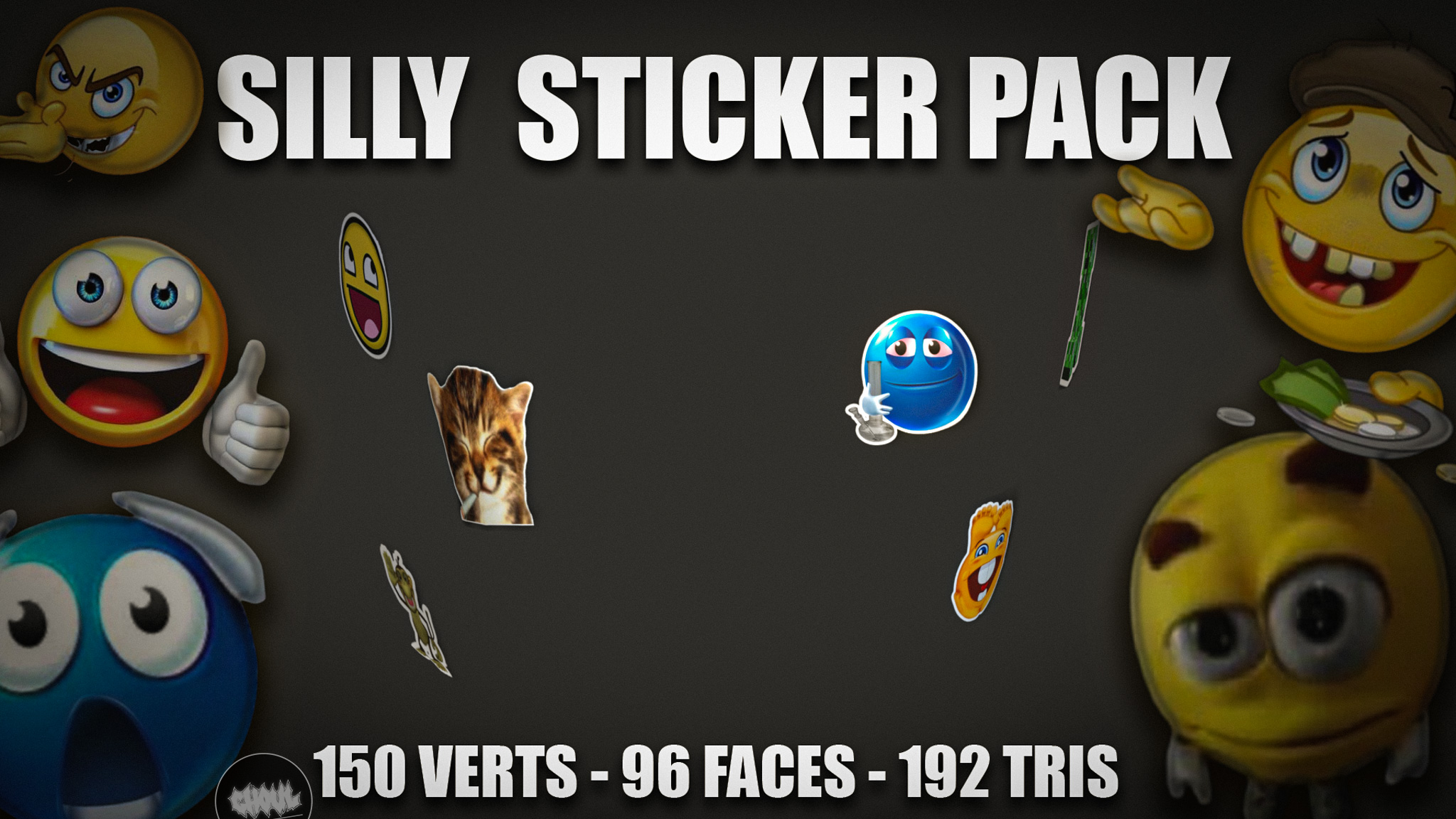 Silly Sticker Pack [FREE IN SERVER]