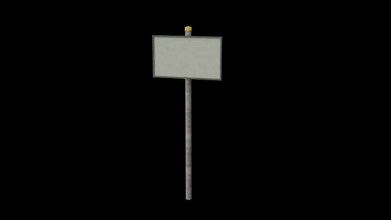 Customizable sign (VRChat avatar asset)