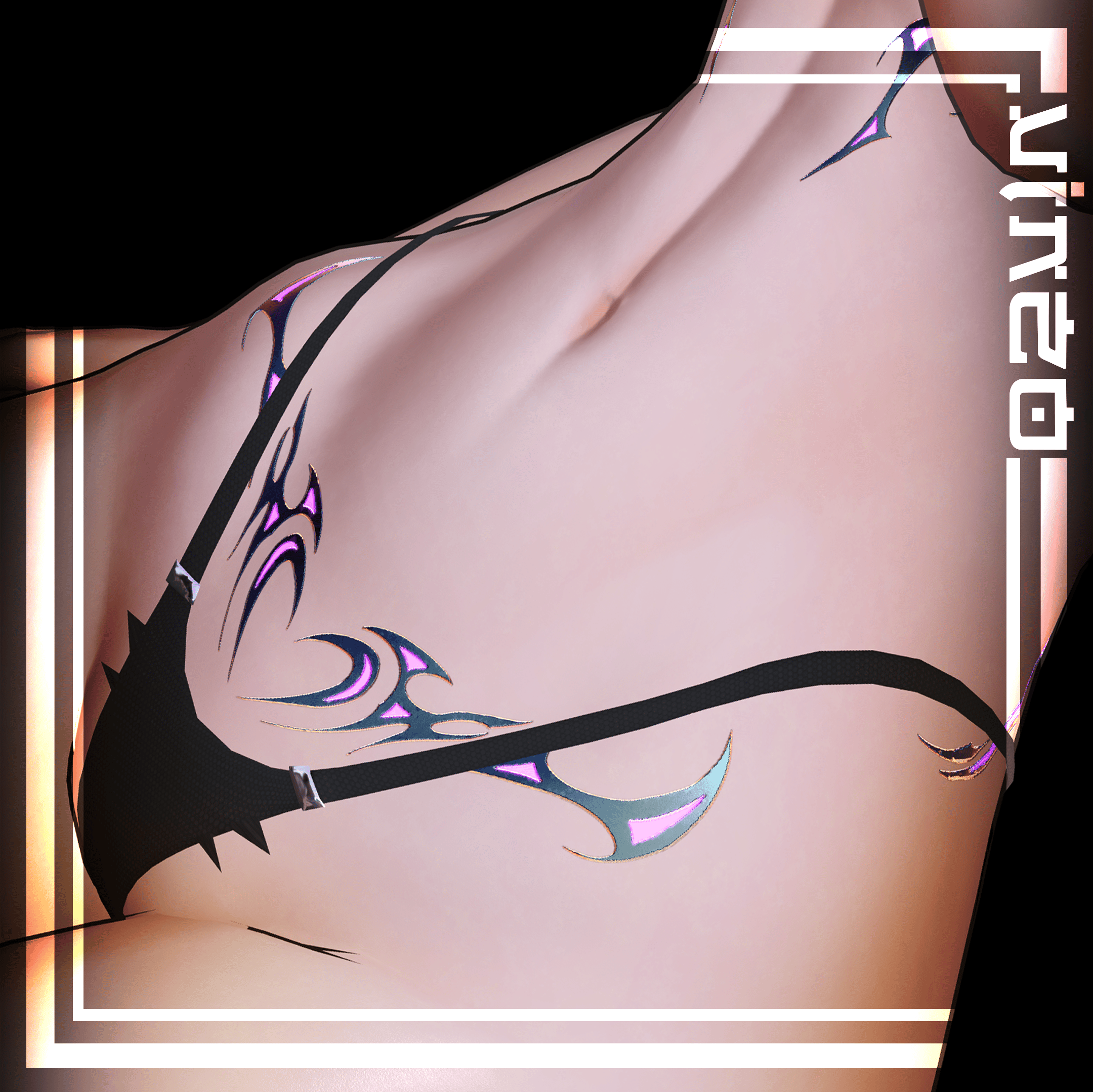 【Neo Succubus Tattoos】"Whisper" "Revenger" "Magician" "Runner" 4k Textures 入れ墨 *テクスチ